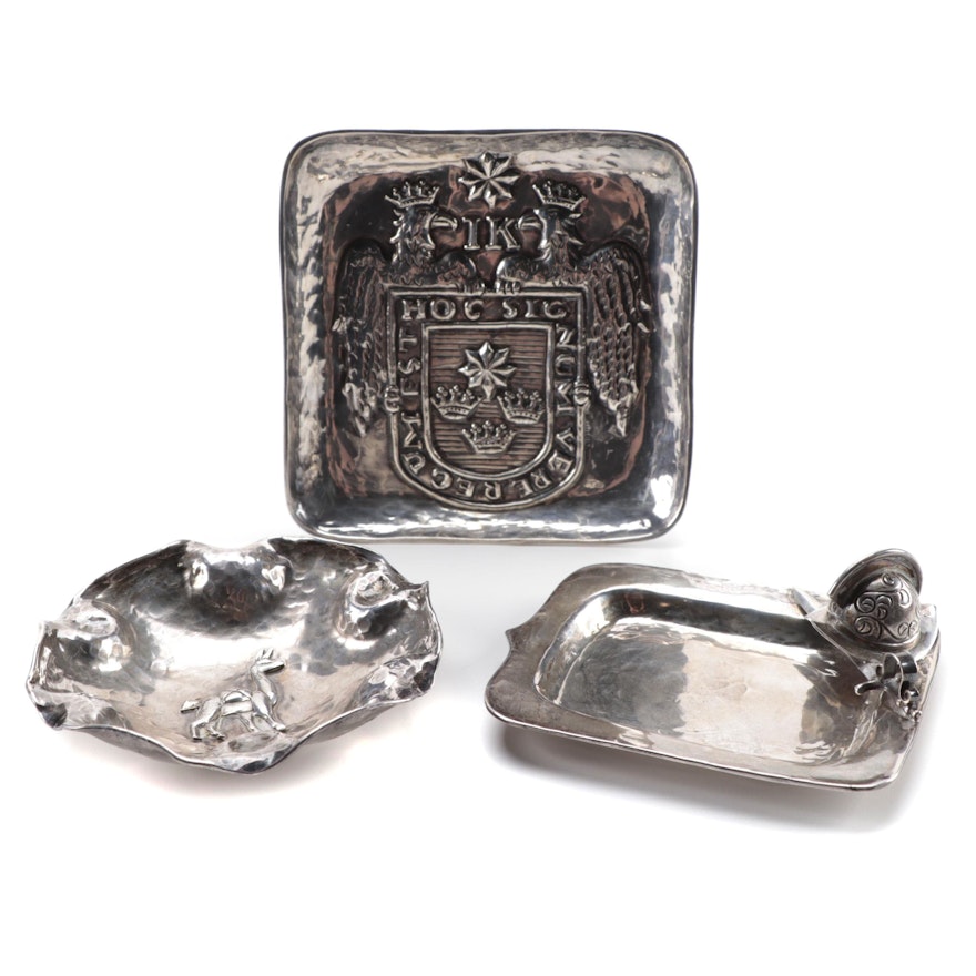 Peruvian Sterling Silver Decorative Trays