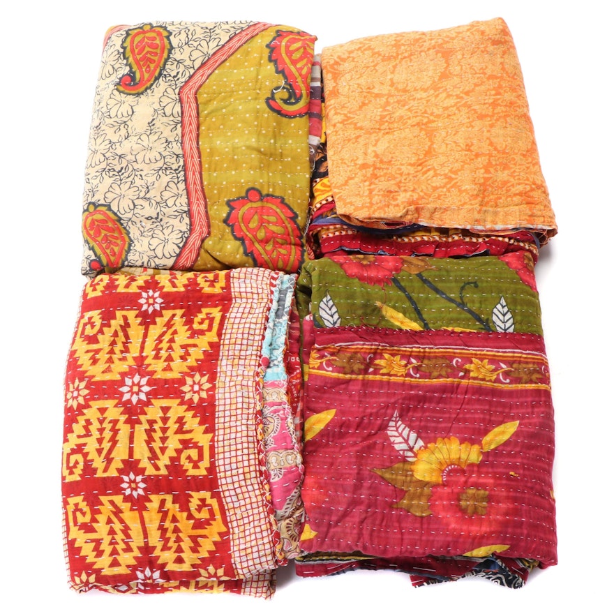 Indian Handmade Kantha Quilts