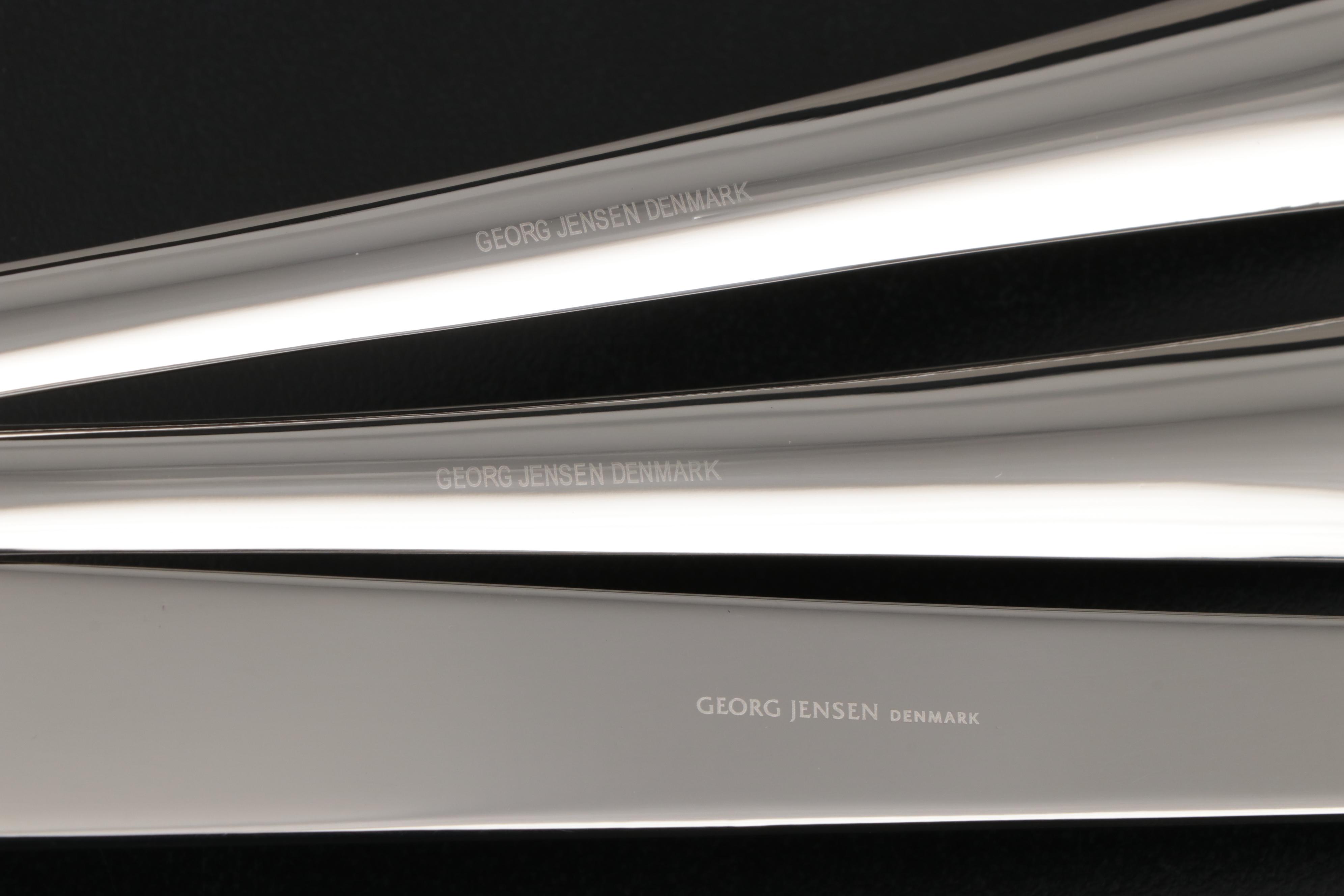 Georg Jensen "Duo" Salads Servers and Other Stainless Steel Serving Utensils