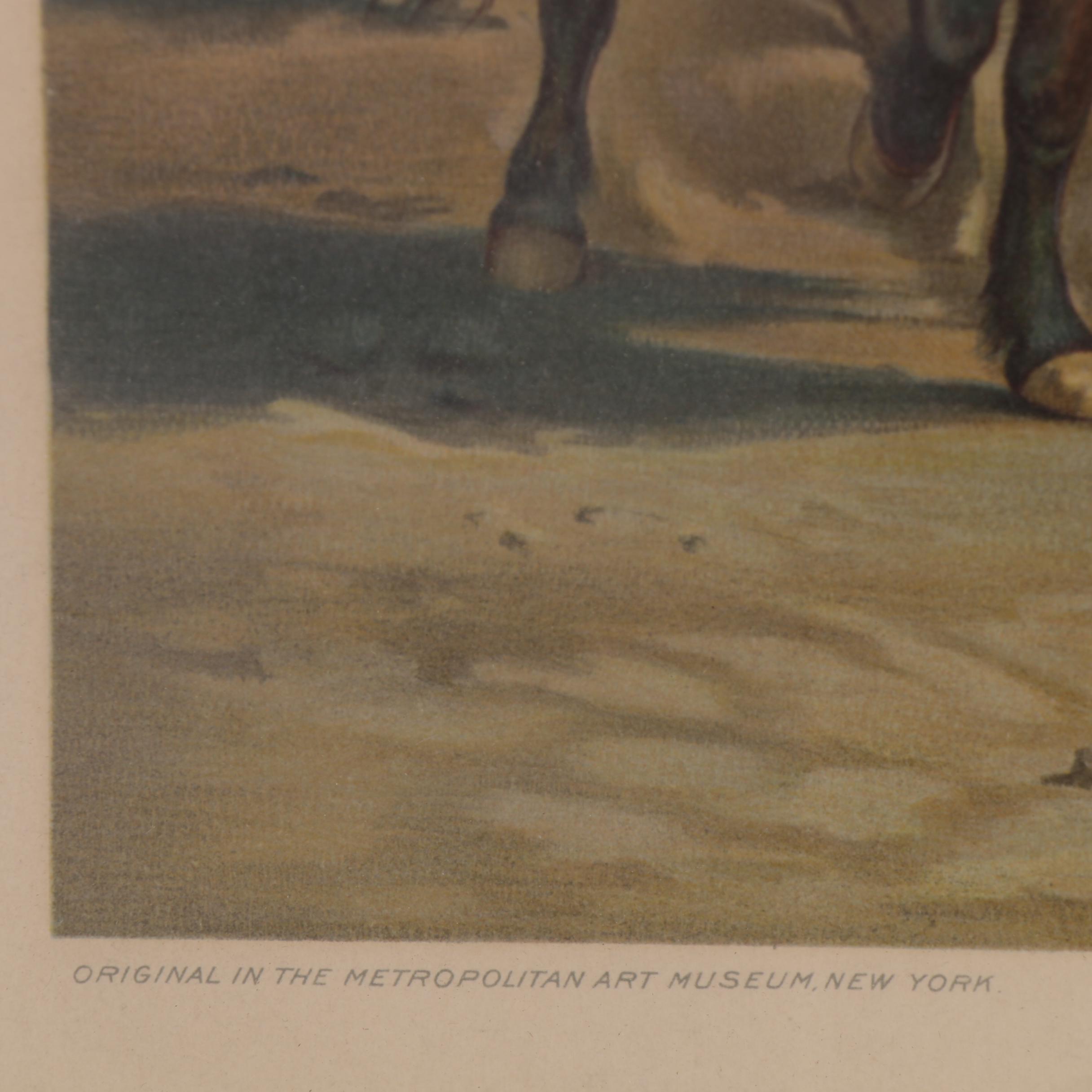 Lithograph after Rosa Bonheur "The Horse Fair," Late 20th Century