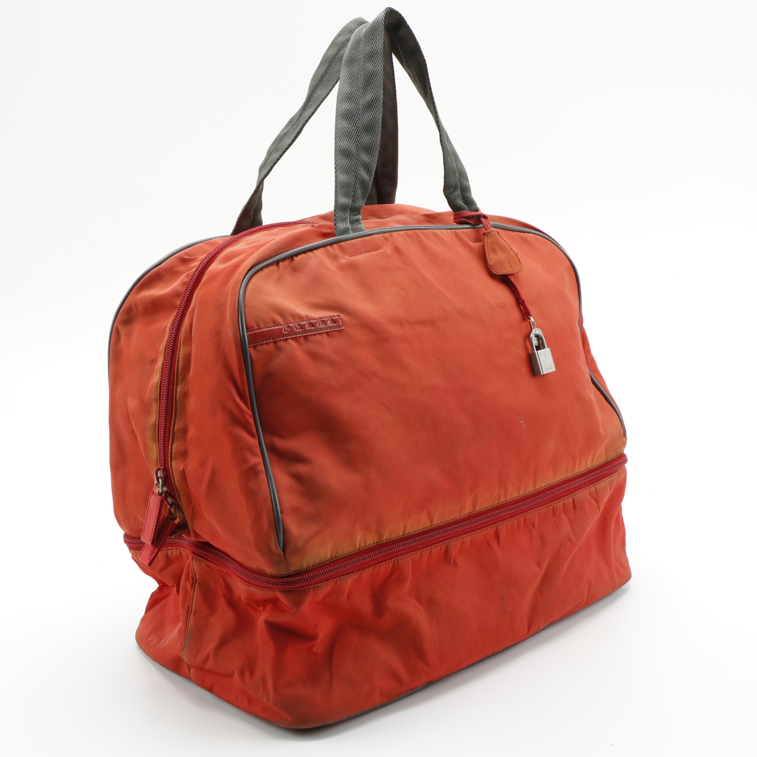 Prada Sport Linea Rossa Nylon Golf Bag