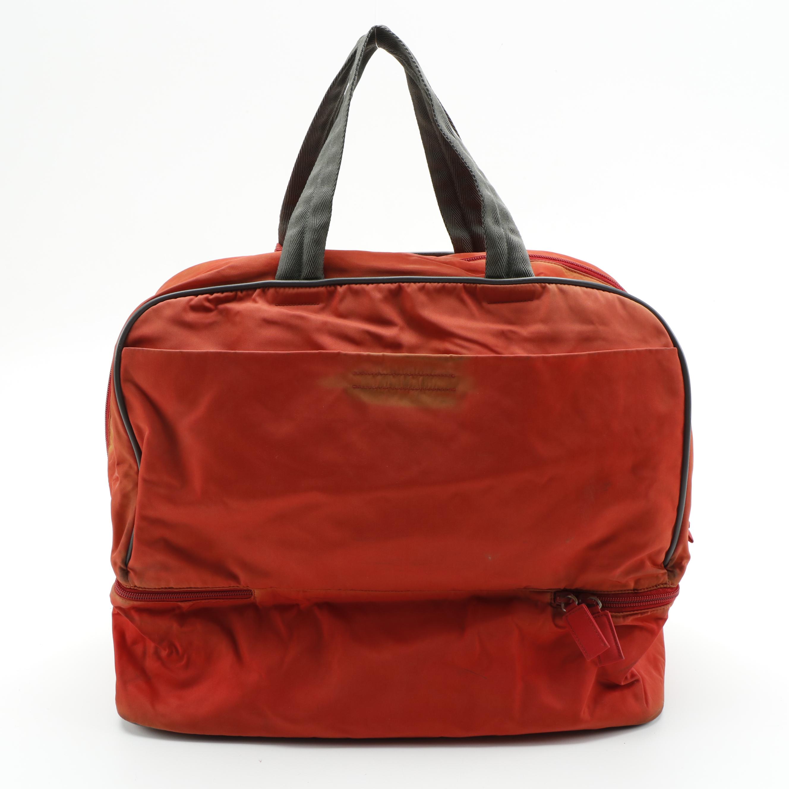 Prada Sport Linea Rossa Nylon Golf Bag