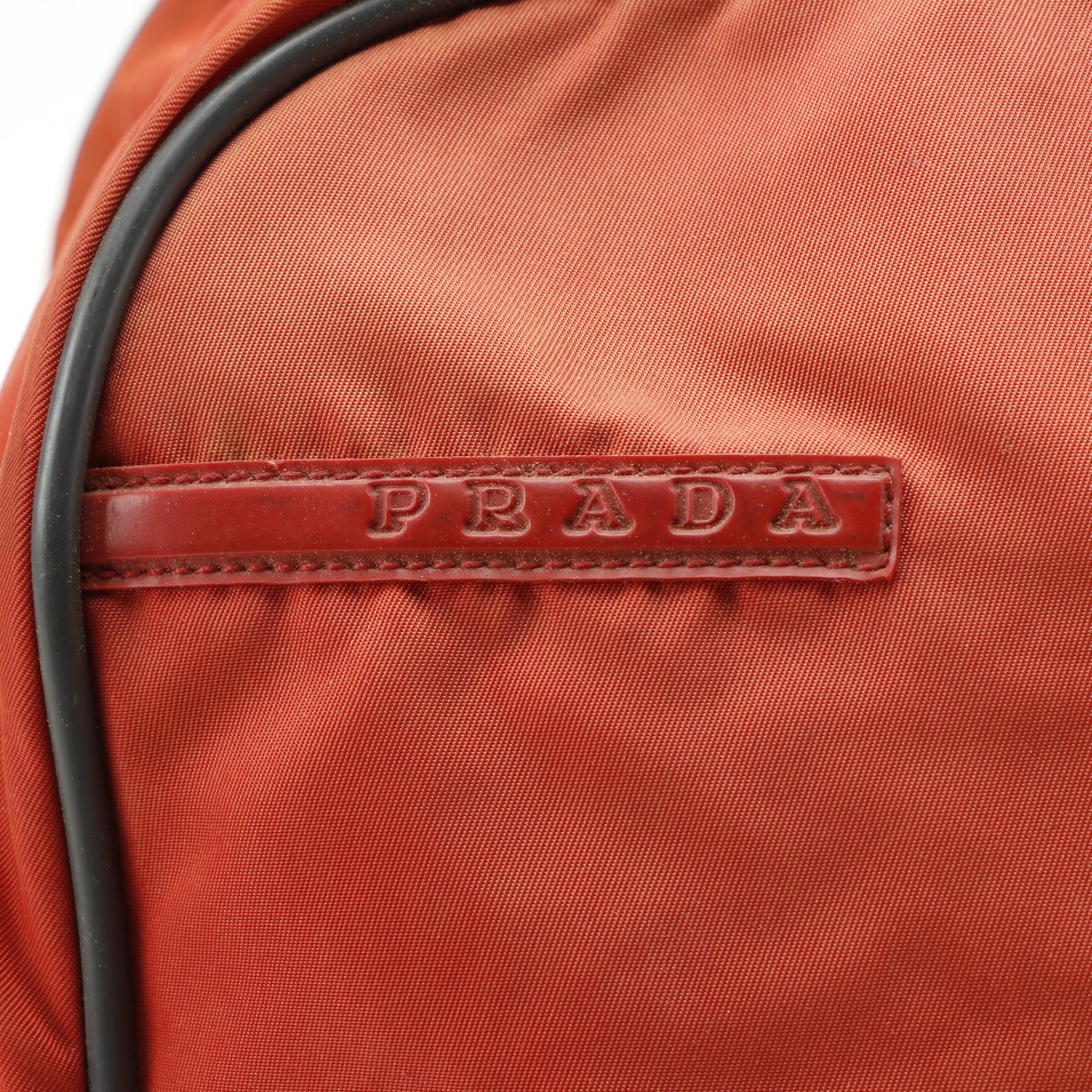 Prada Sport Linea Rossa Nylon Golf Bag