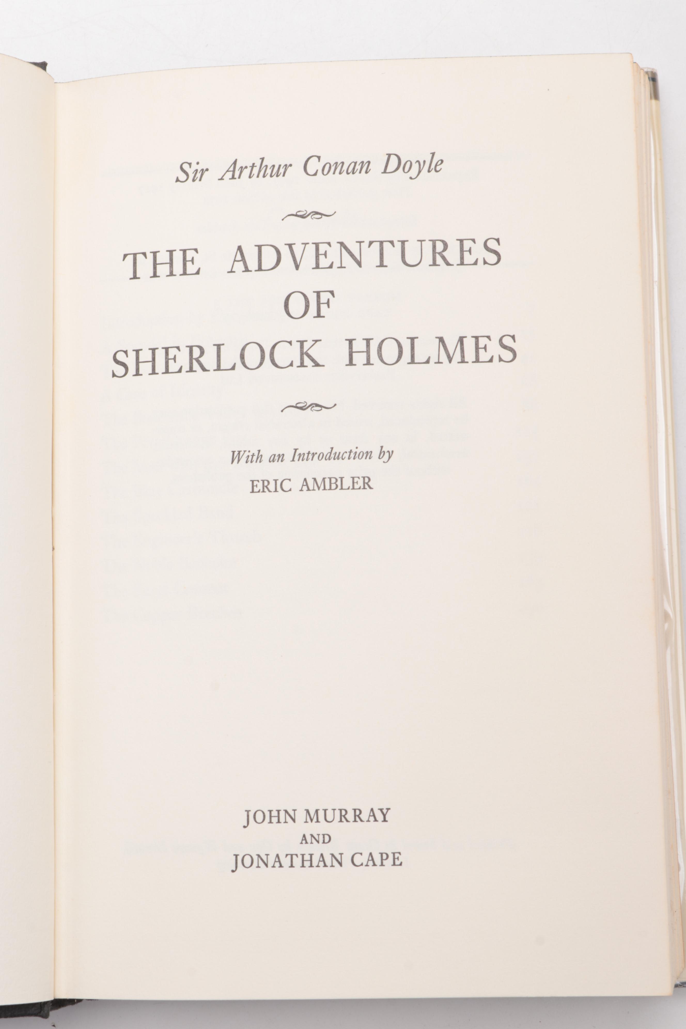 "Sherlock Holmes" Collected Edition Complete Nine-Volume Set, 1974