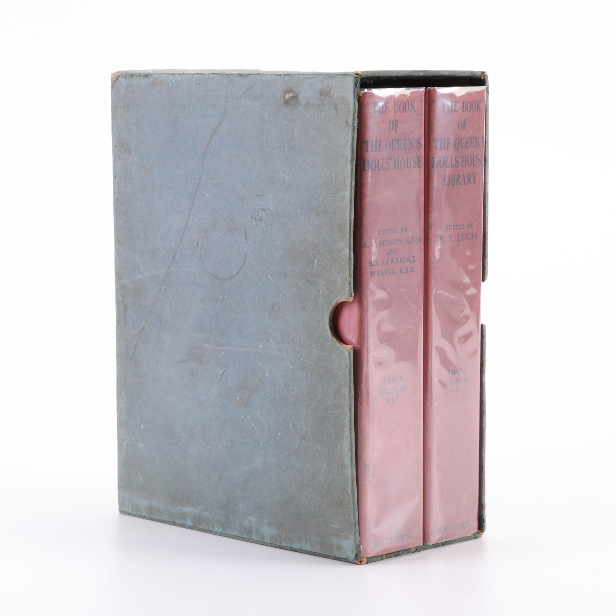 Limited Edition "The Book of the Queen's Dollhouse" Two-Volume Set, 1924
