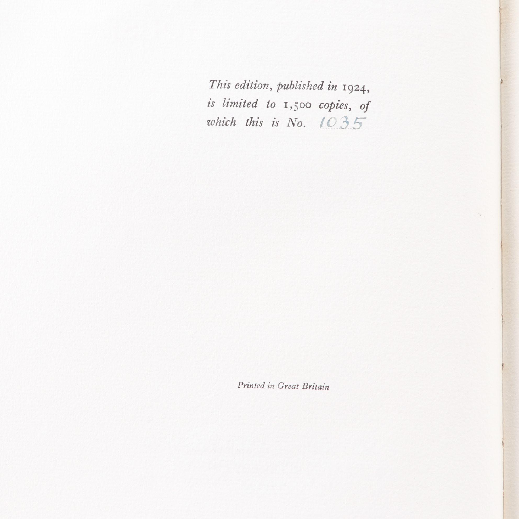 Limited Edition "The Book of the Queen's Dollhouse" Two-Volume Set, 1924