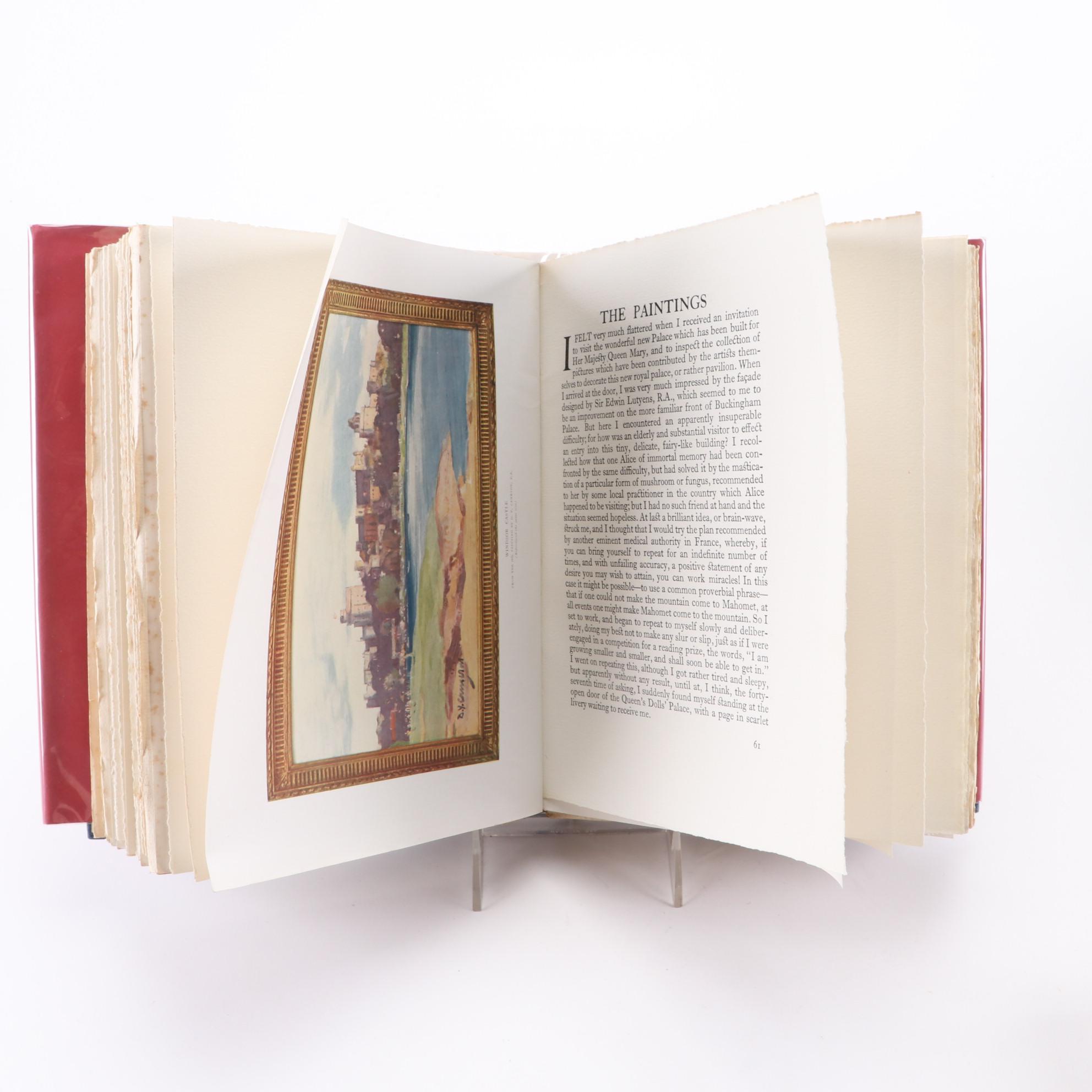 Limited Edition "The Book of the Queen's Dollhouse" Two-Volume Set, 1924