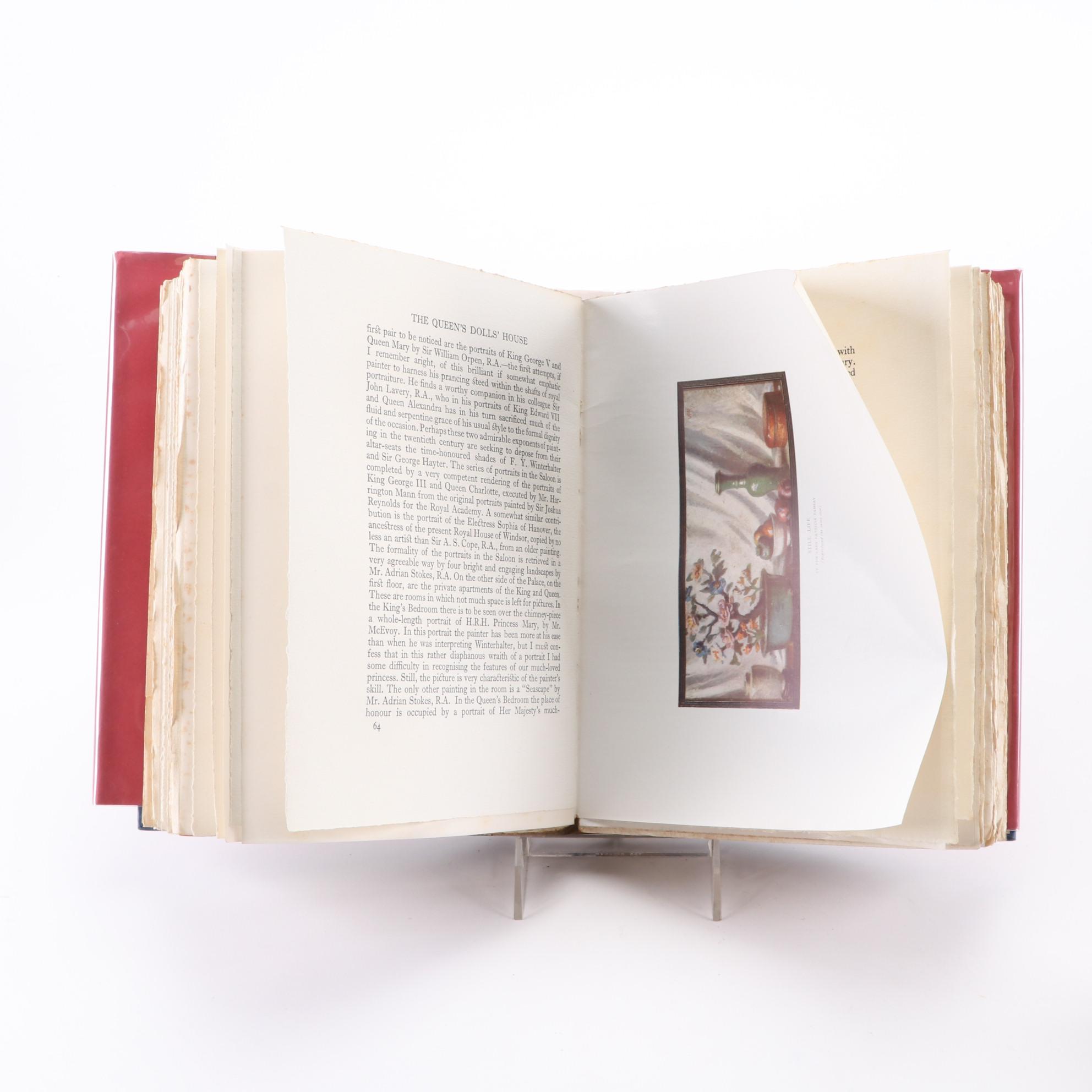 Limited Edition "The Book of the Queen's Dollhouse" Two-Volume Set, 1924