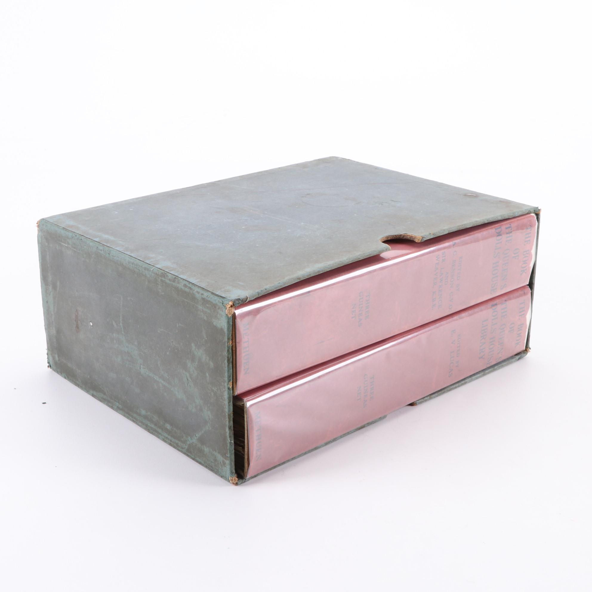 Limited Edition "The Book of the Queen's Dollhouse" Two-Volume Set, 1924