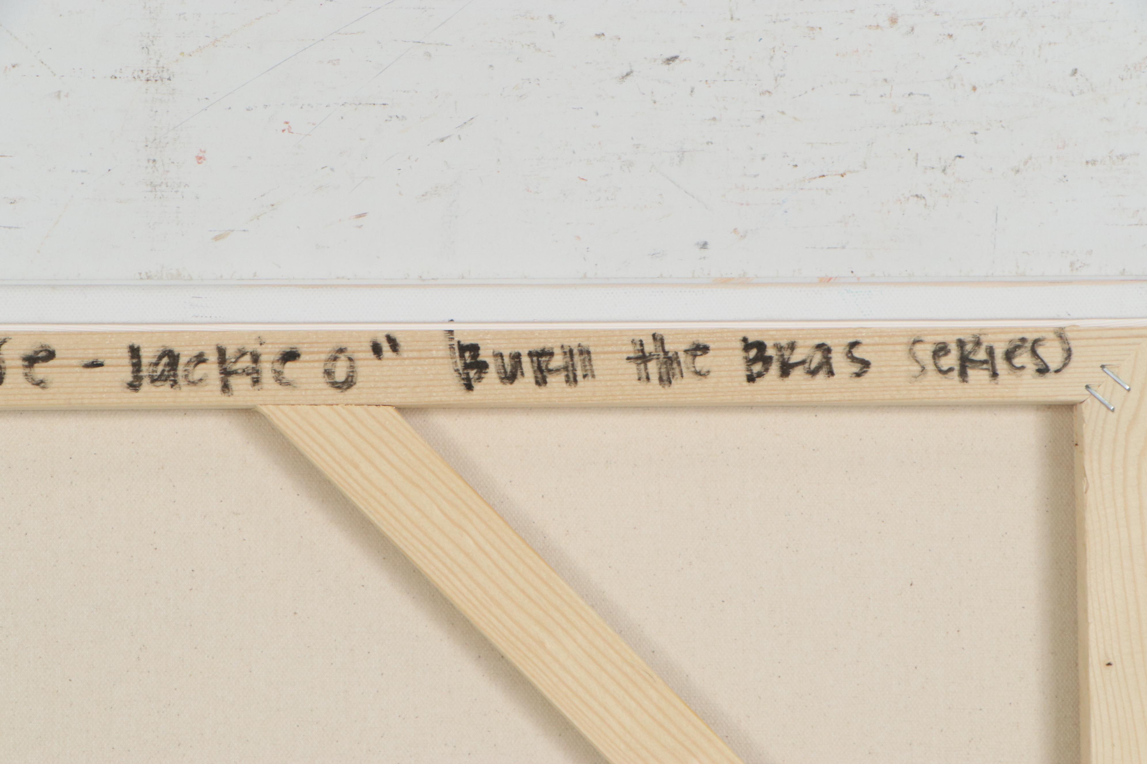 Jordan Howell Acrylic Painting "I Am A Woman Above Anything Else - Jackie O"