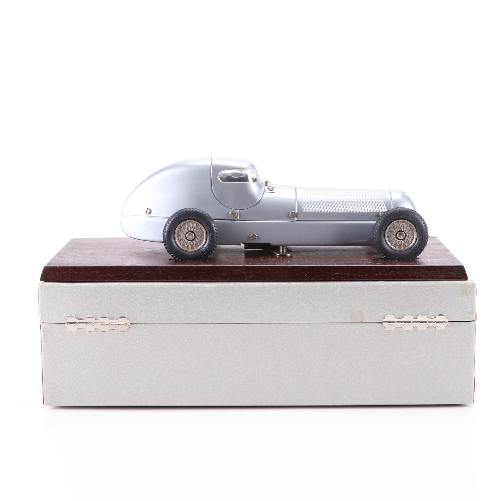 Diecast Cars Including Marklin Mercedes and Wilbur Share Aluminum Indy Car
