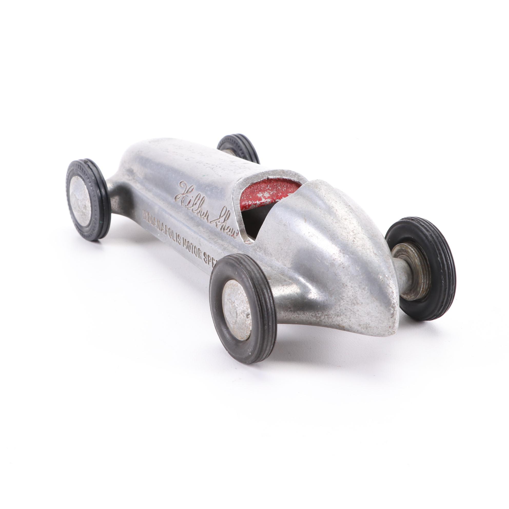 Diecast Cars Including Marklin Mercedes and Wilbur Share Aluminum Indy Car