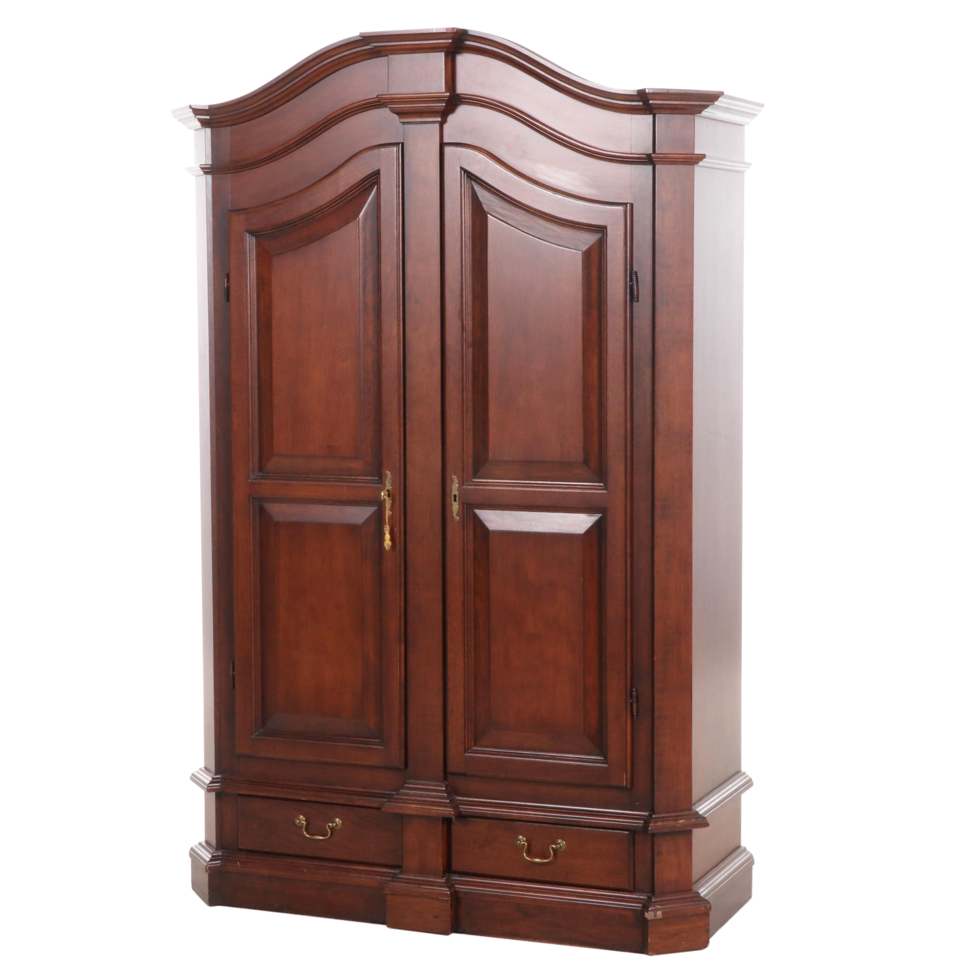 Selva Louis XIII Style Italian Walnut Armoire