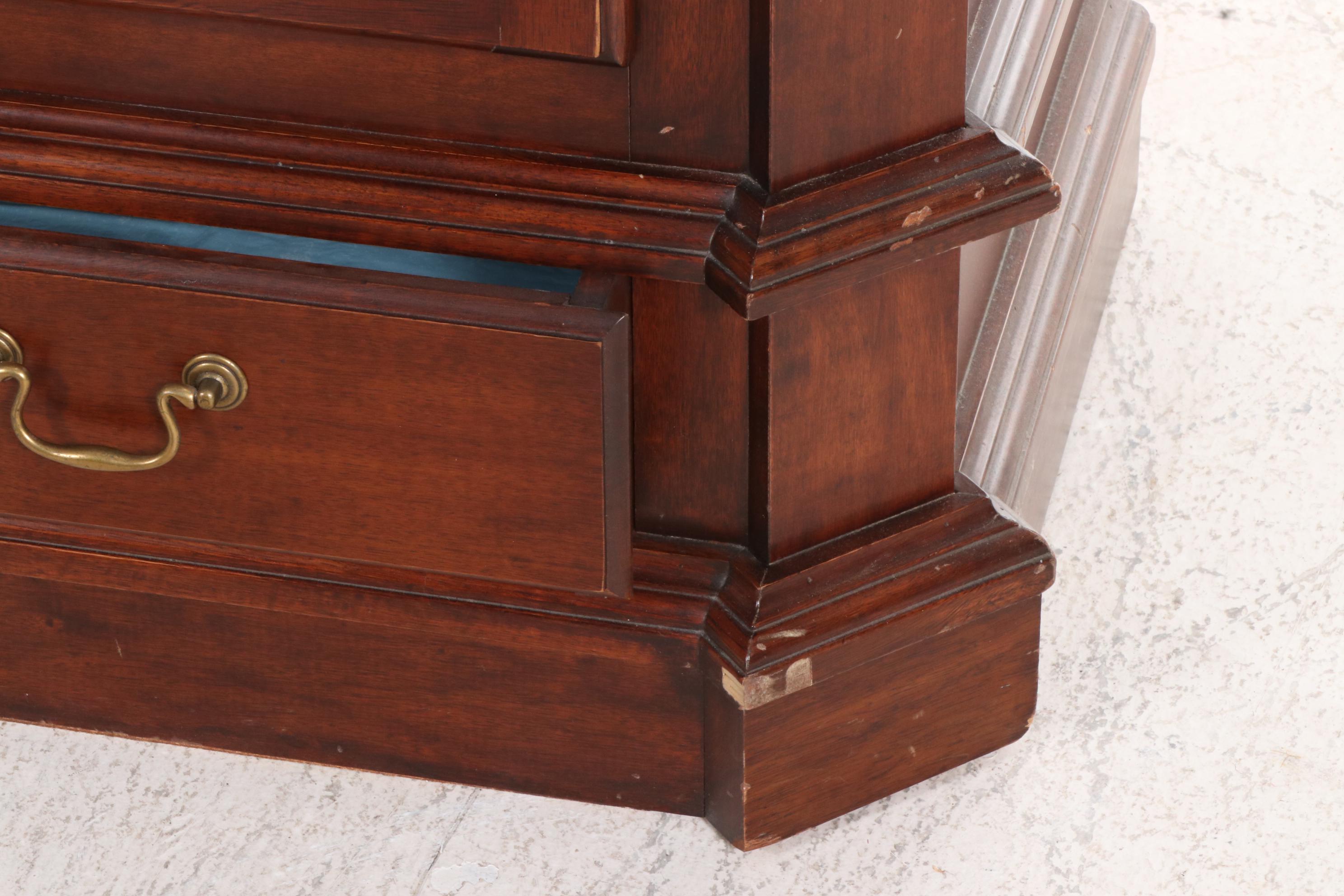 Selva Louis XIII Style Italian Walnut Armoire