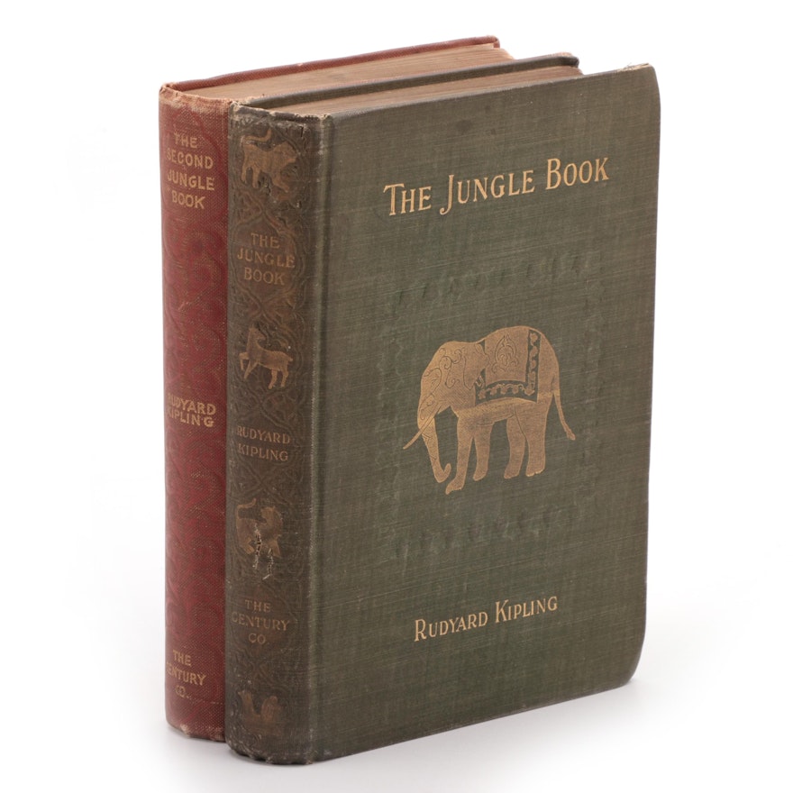 First American Edition "The Jungle Book" and "The Second Jungle Book"