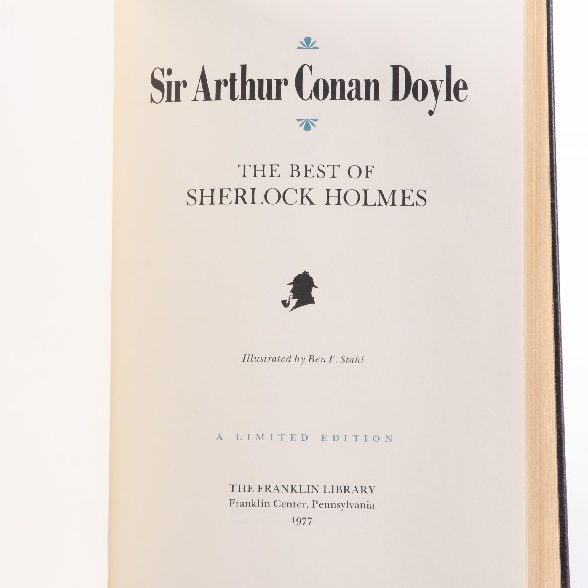 Easton Press and Franklin Library Edition Sherlock Holmes Books