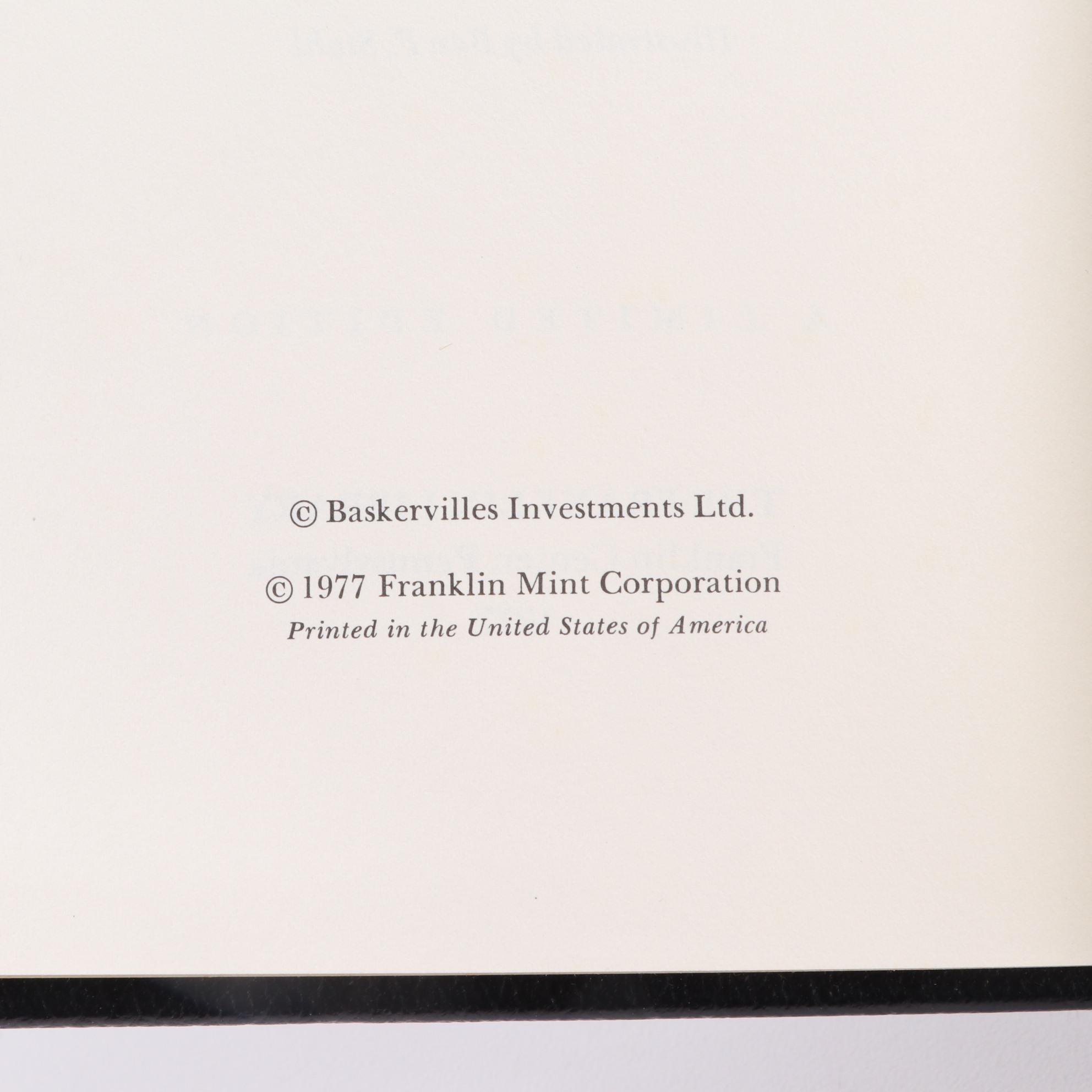 Easton Press and Franklin Library Edition Sherlock Holmes Books