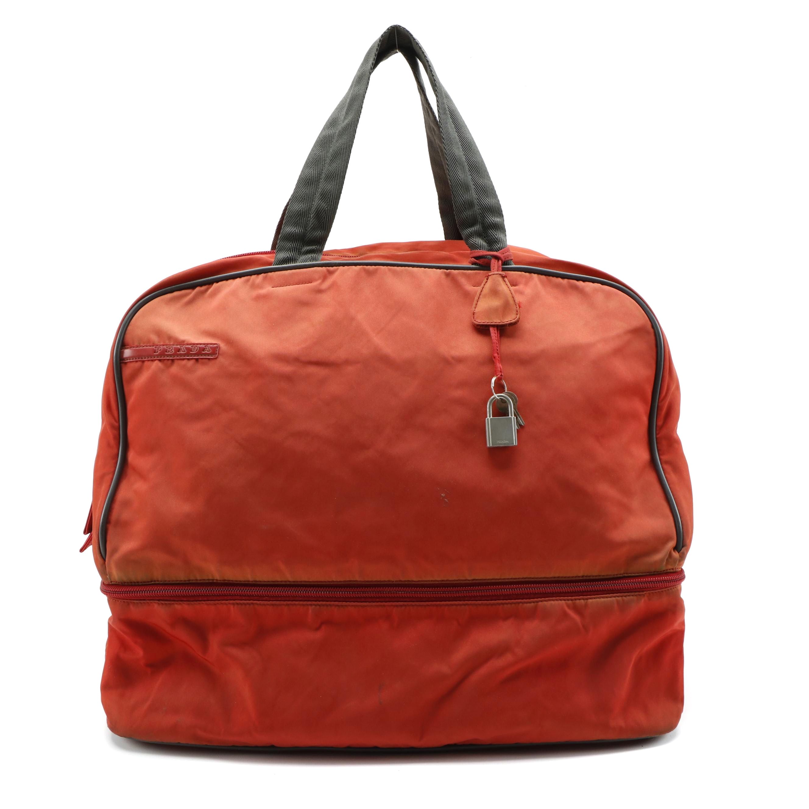 Prada Sport Linea Rossa Nylon Golf Bag