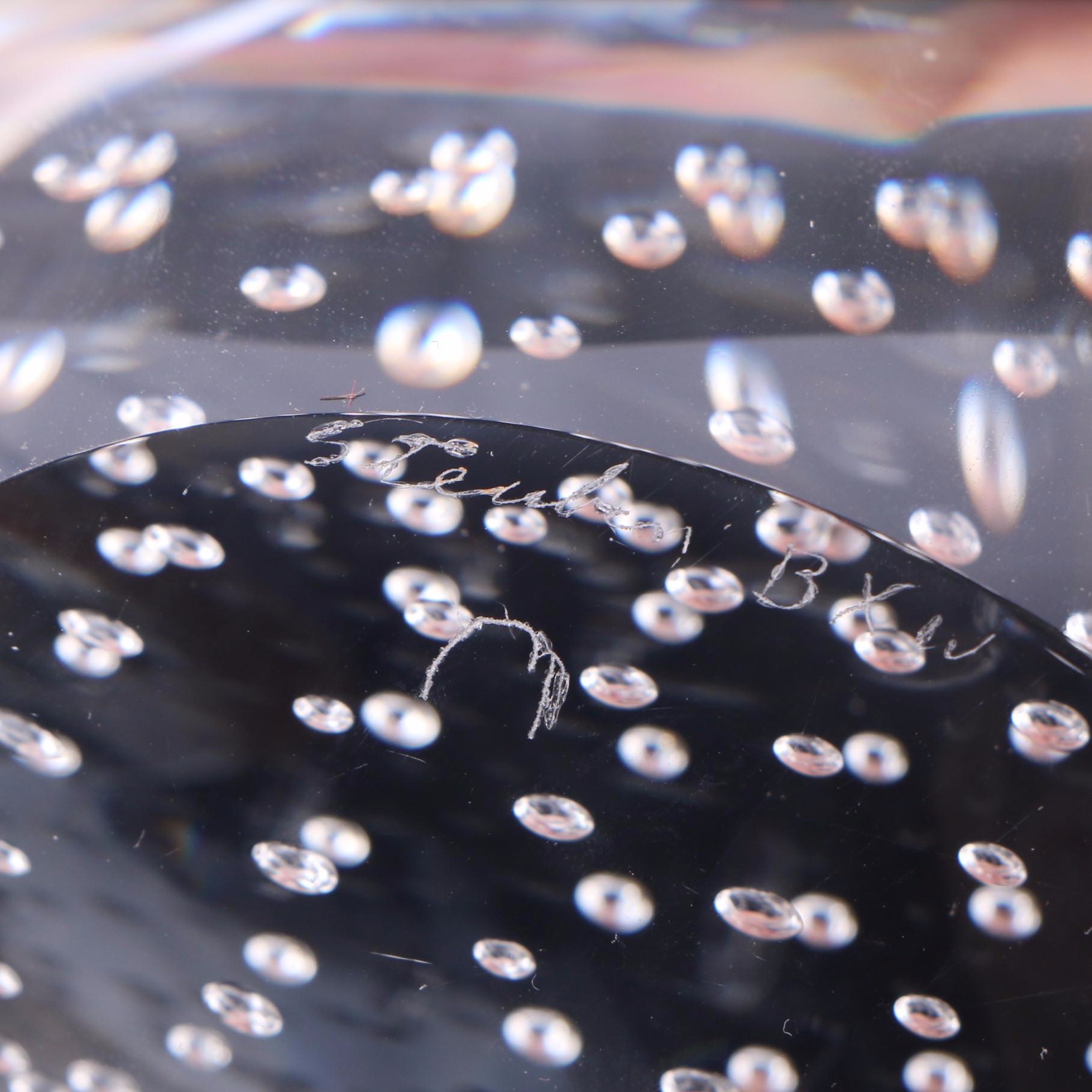 Steuben "Heritage Dragon" Art Glass Figurine Designed by Bernard X. Wolff