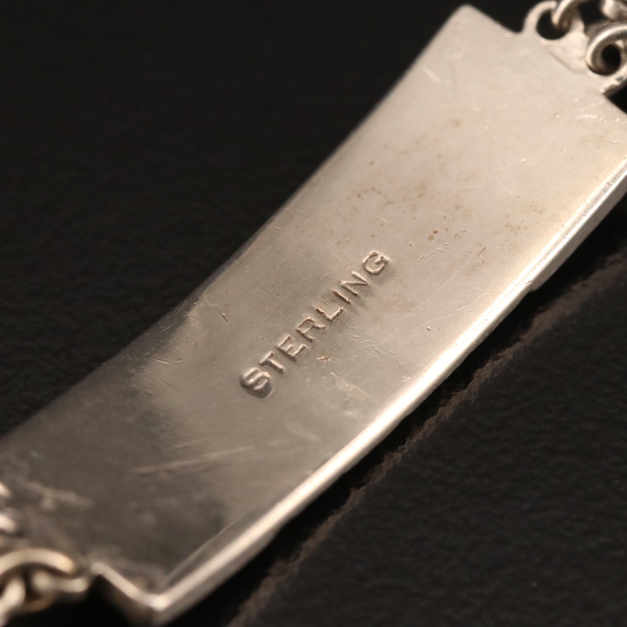 Art Deco Style Rhinestone and Marcasite Panel Bracelet with Floral Stud Earrings