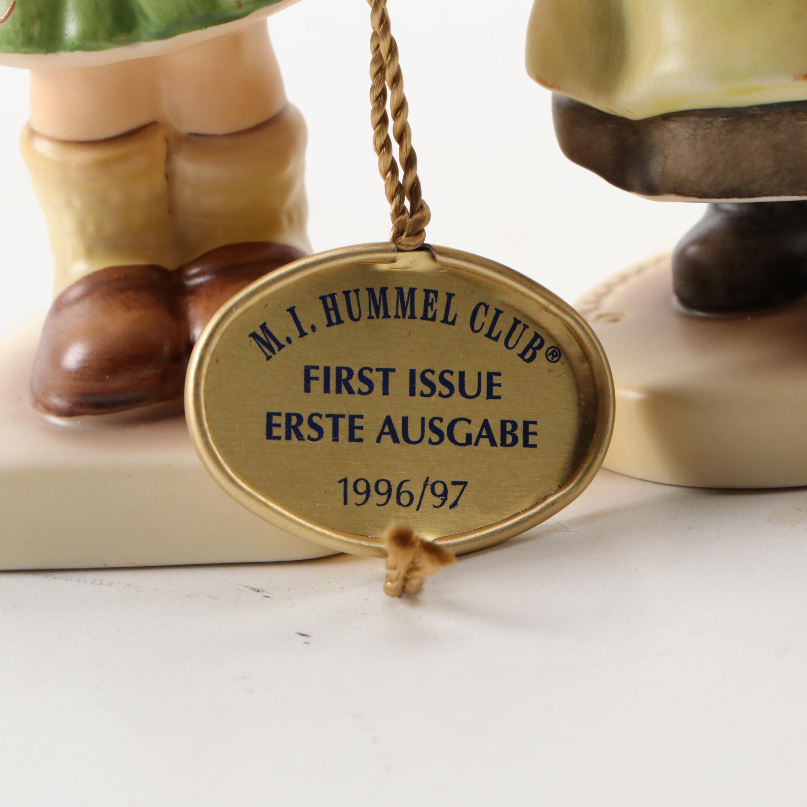 Goebel M.I. Hummel Hand-Painted Porcelain Figurines, Including "Forever Yours"