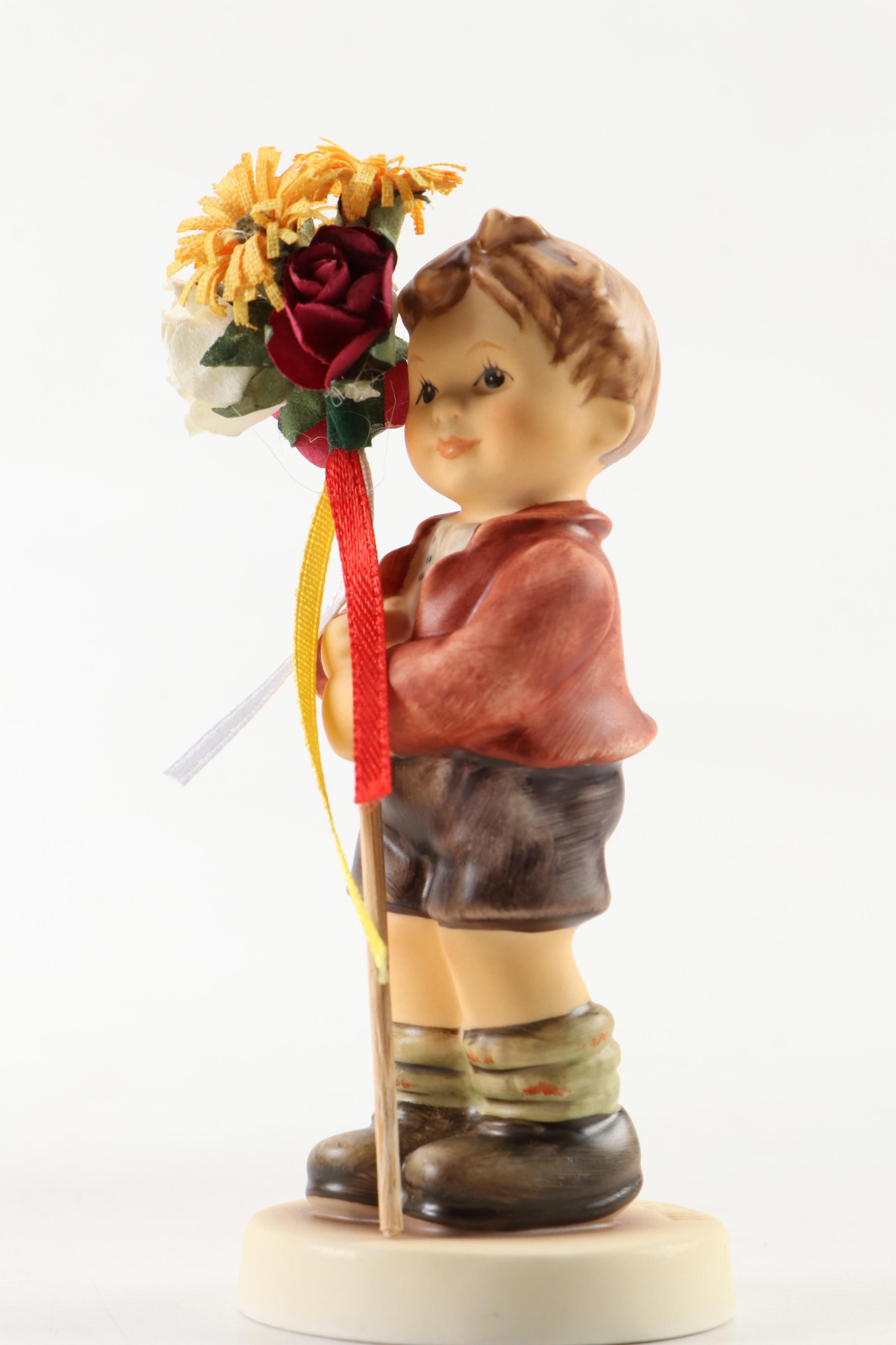 Goebel M.I. Hummel Hand-Painted Porcelain Figurines, Including "Forever Yours"