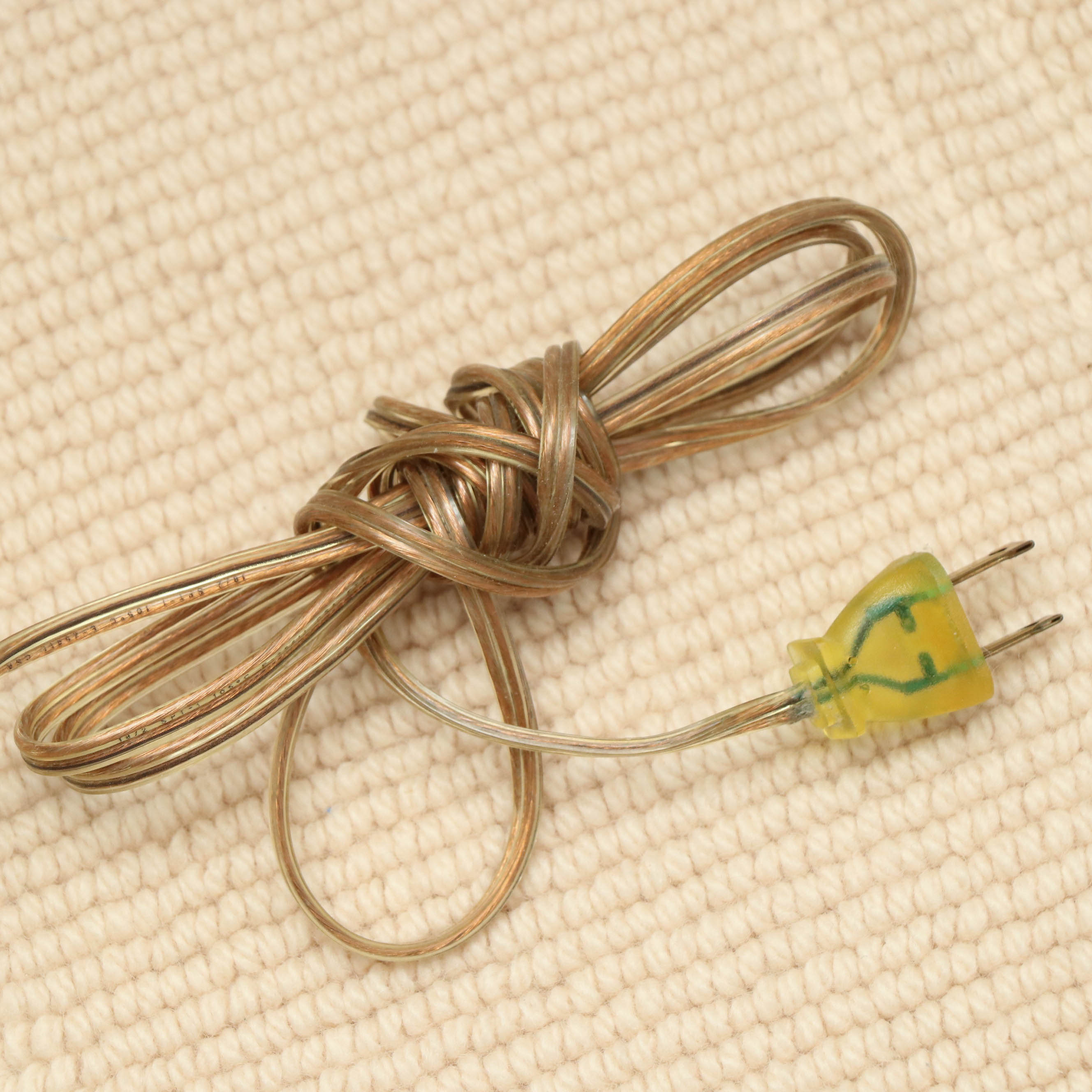 Waterford Crystal and Brass Floor Lamp with Fabric Bell Shade