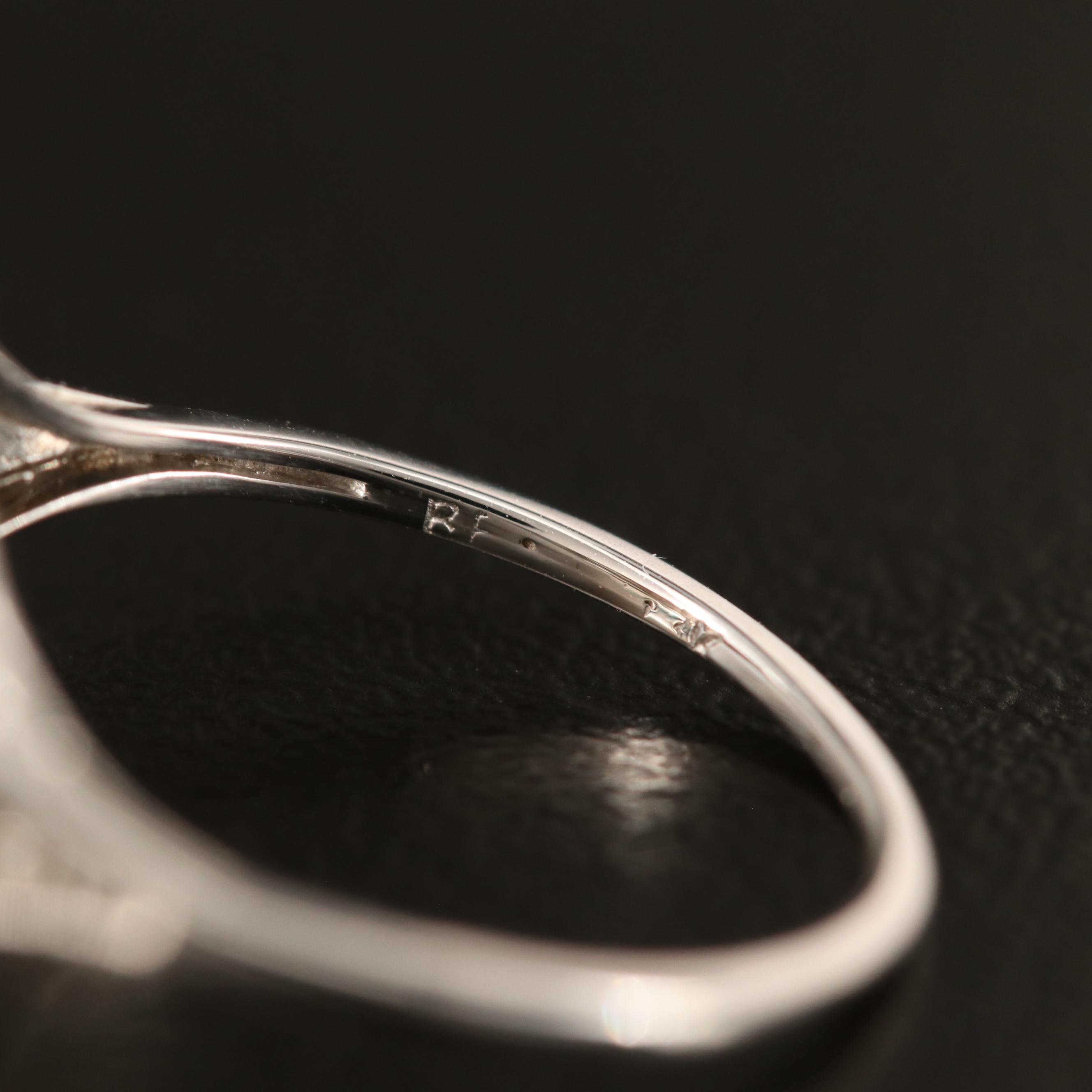 Art Deco 14K Diamond Ring