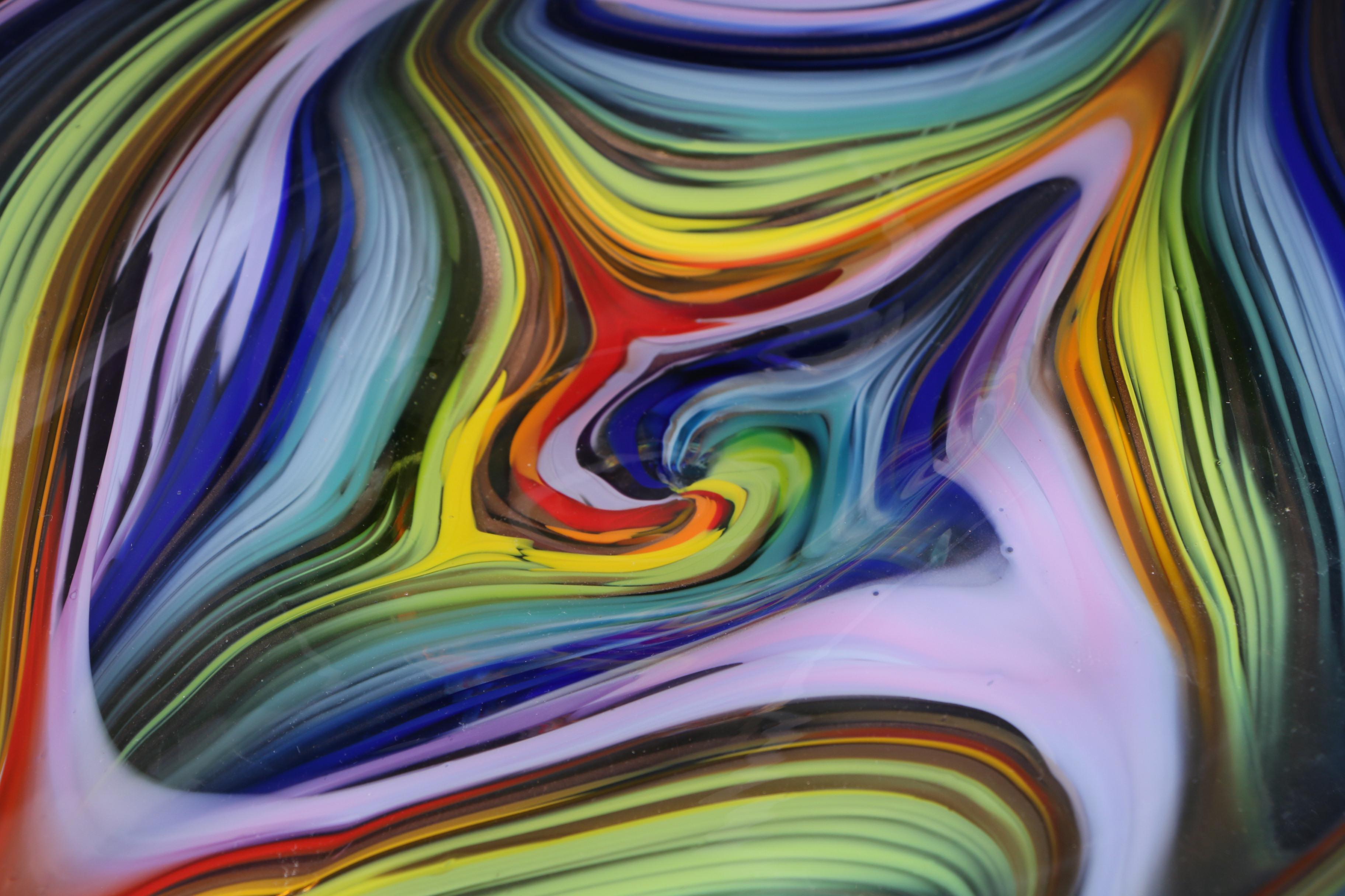 Darren Goodman Hand-Blown Glass Wall Sculpture, 2016