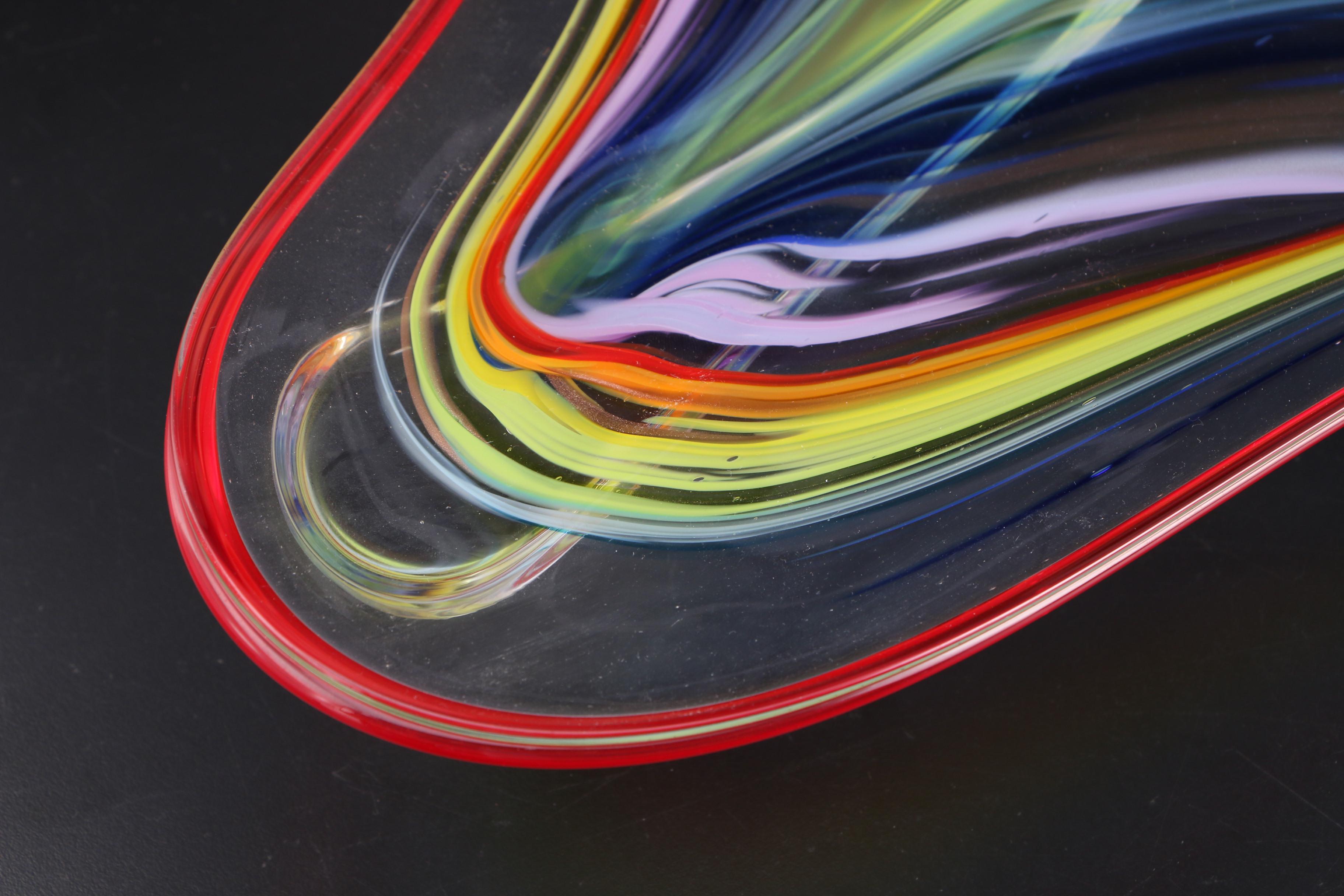 Darren Goodman Hand-Blown Glass Wall Sculpture, 2016