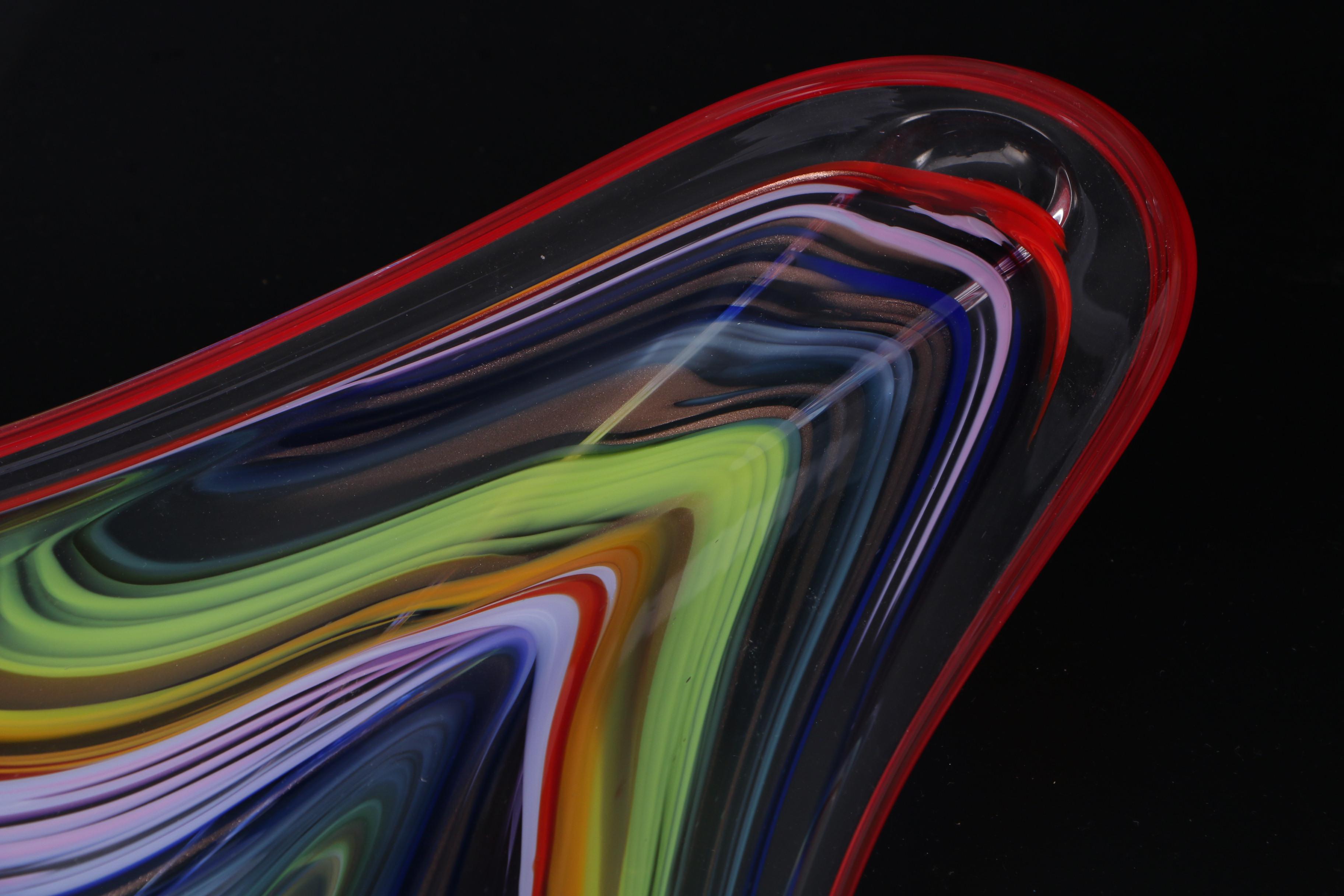 Darren Goodman Hand-Blown Glass Wall Sculpture, 2016