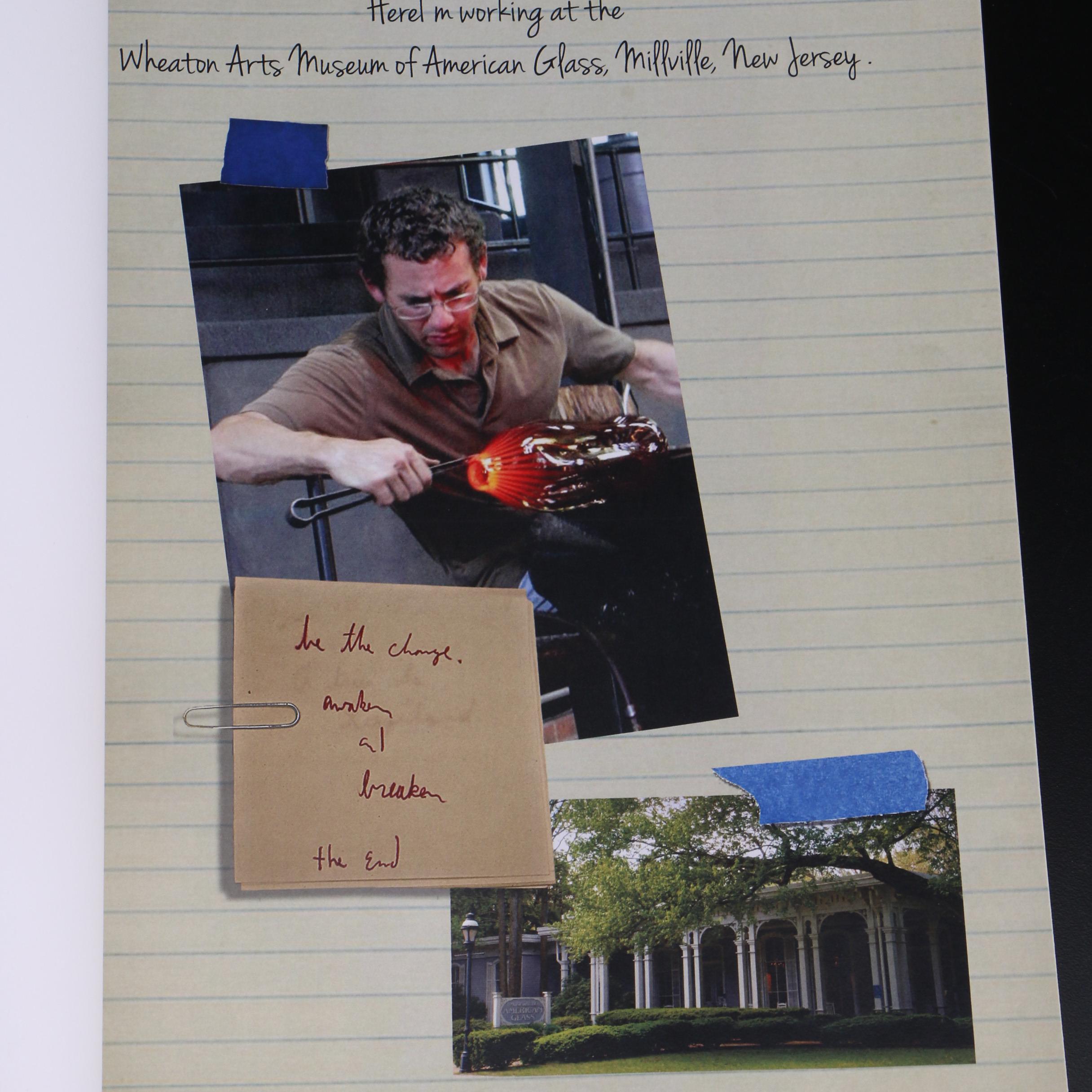 Darren Goodman Hand-Blown Glass Wall Sculpture, 2016