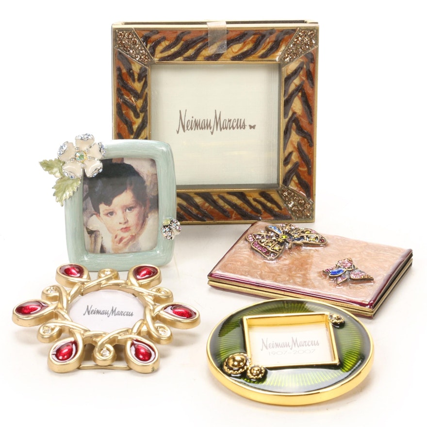 Jay Strongwater for Neiman Marcus Miniature Enameled Picture Frames