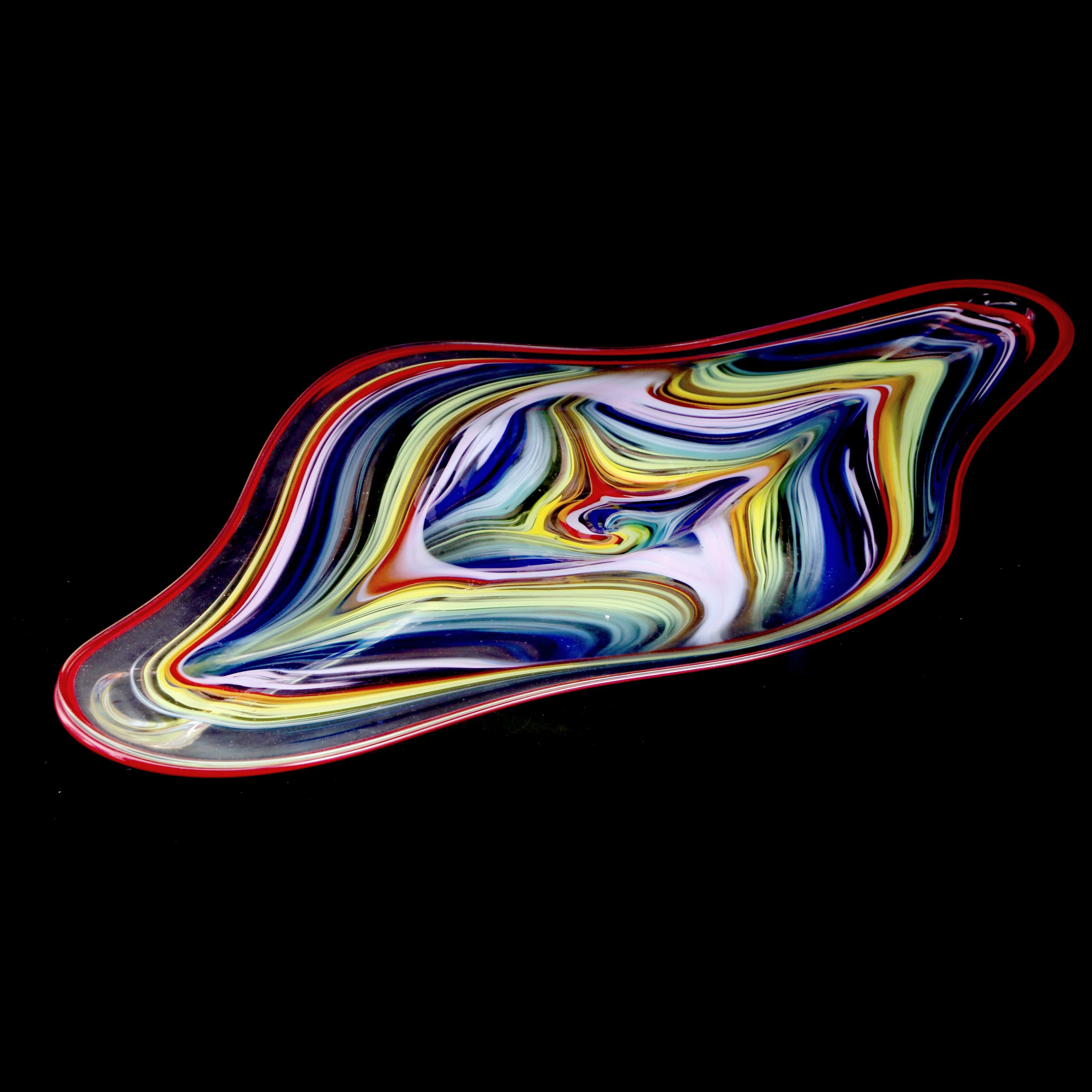 Darren Goodman Hand-Blown Glass Wall Sculpture, 2016