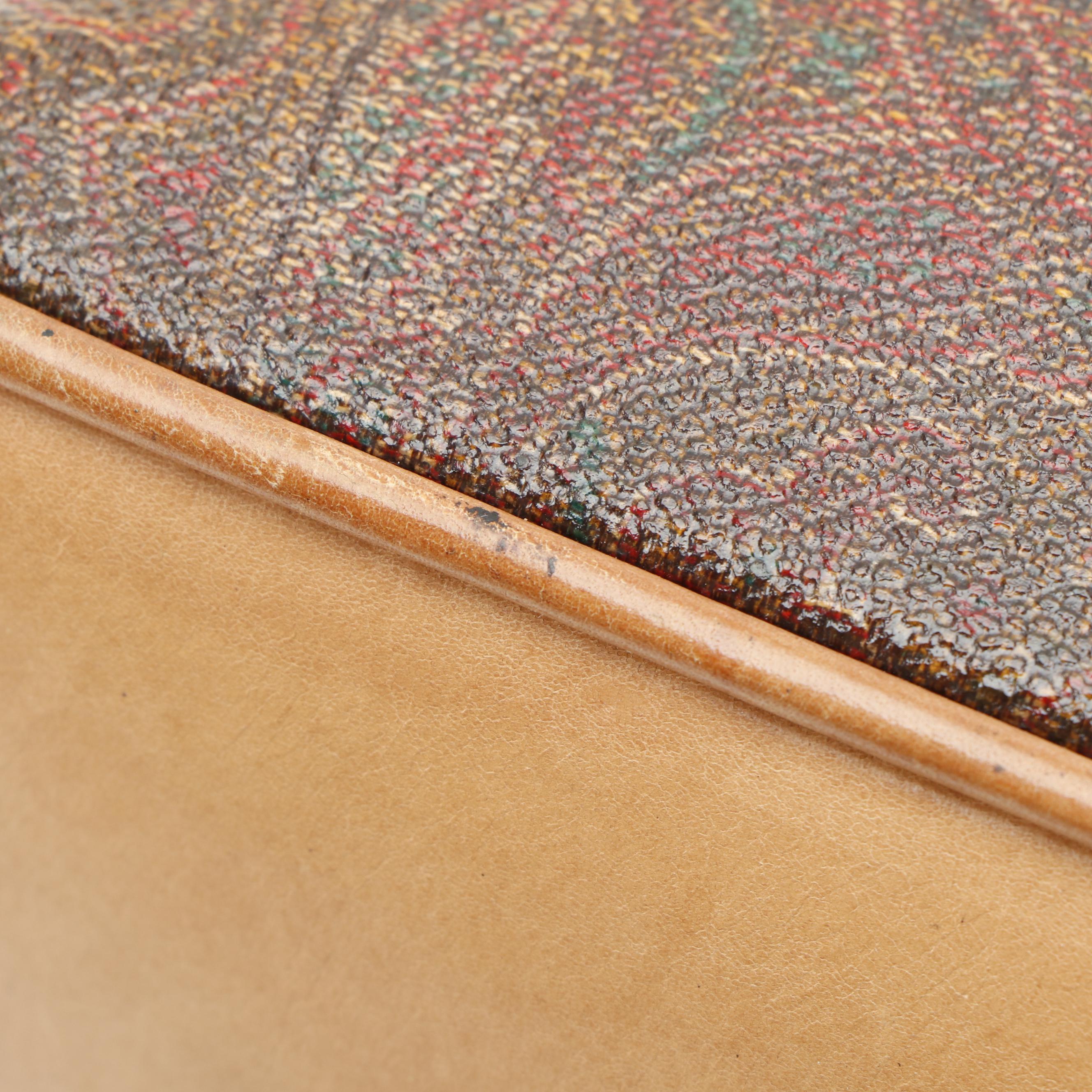 ETRO Domed Paisley Coated Canvas and Leather Bag