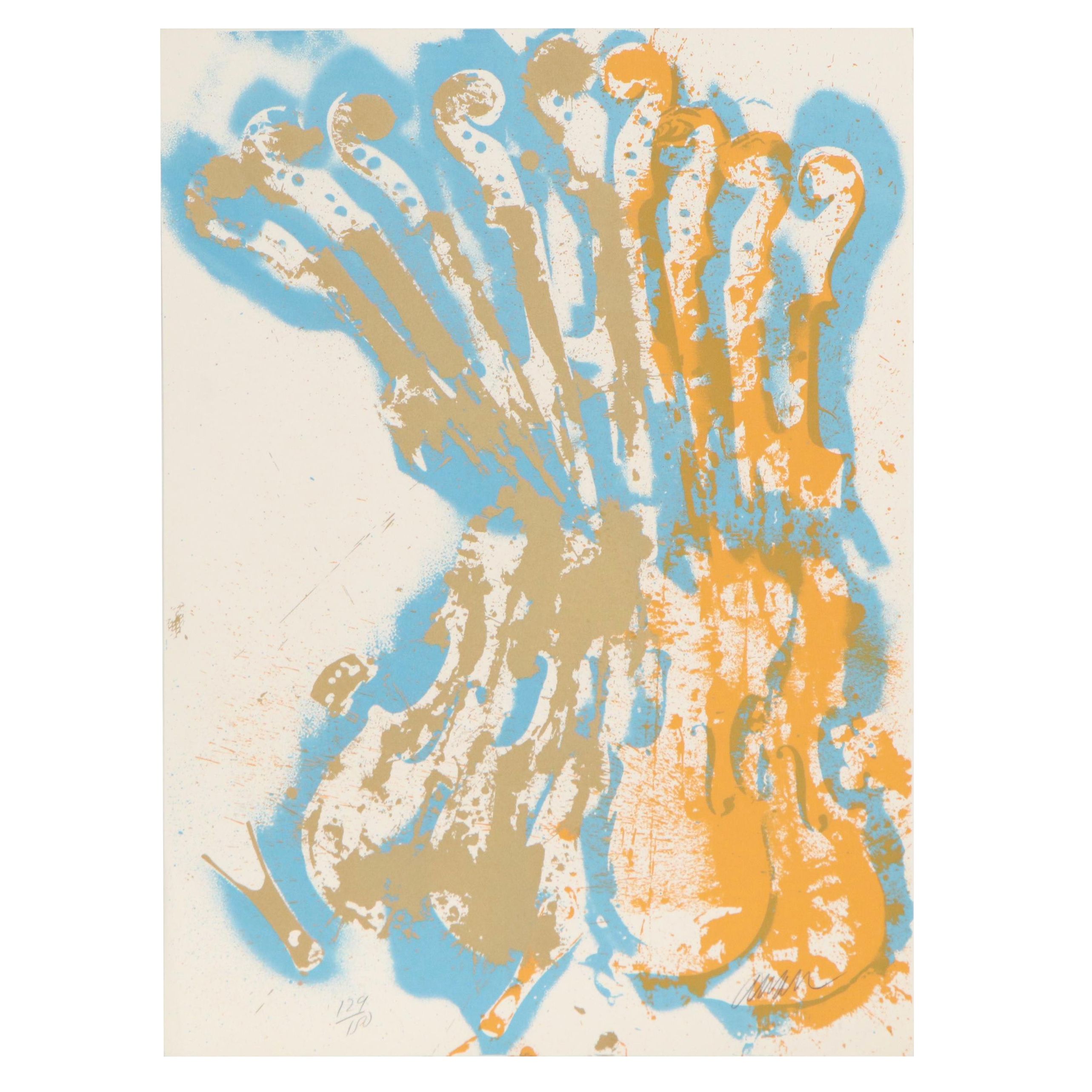 Pierre Fernandez Arman Serigraph "New Romanticism," 1979