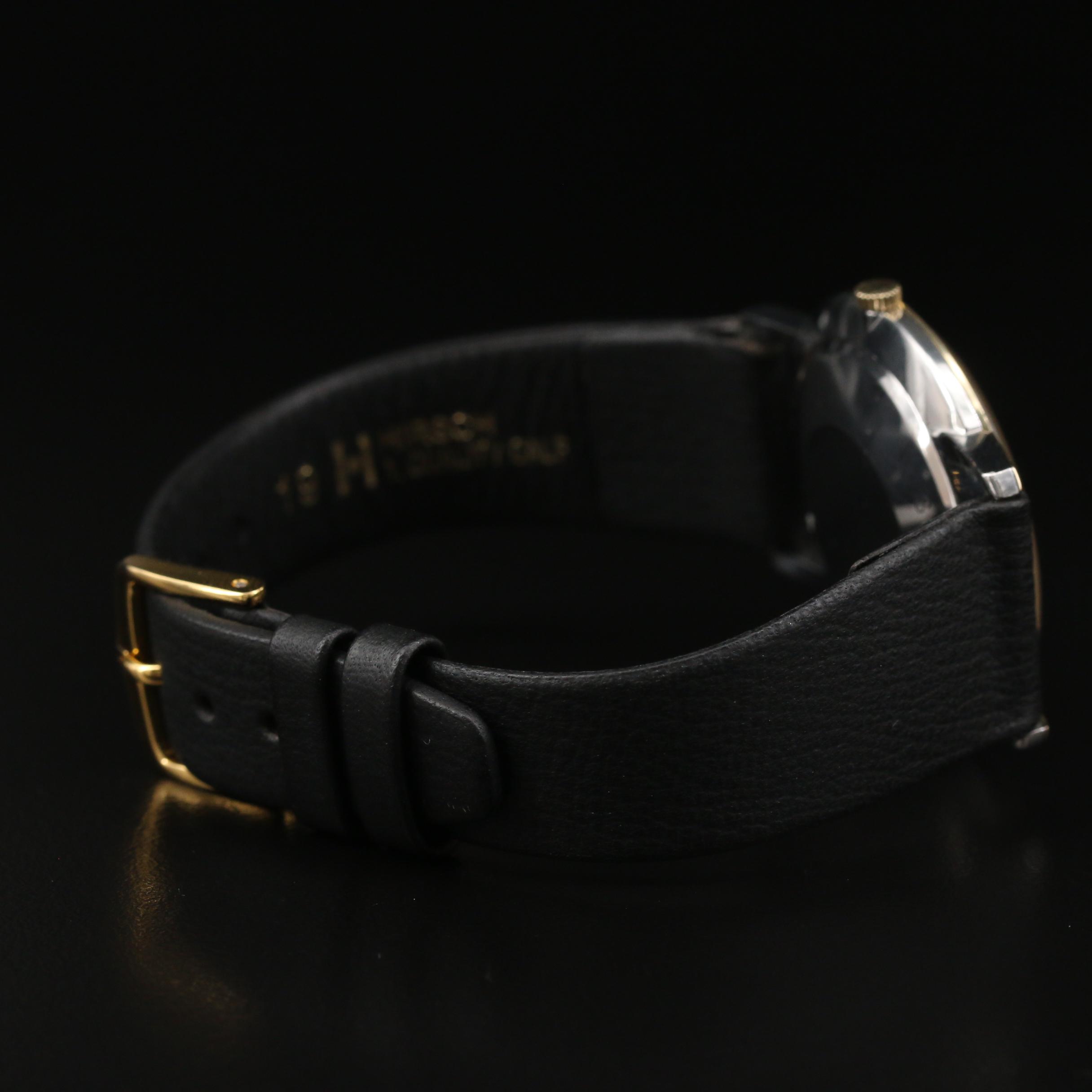 Vintage Juvenia Slimatic 14K Gold and Stainless Steel Automatic Watch