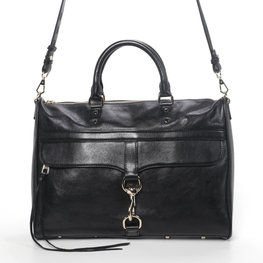 Rebecca Minkoff M.A.C. Crossbody in Black Leather