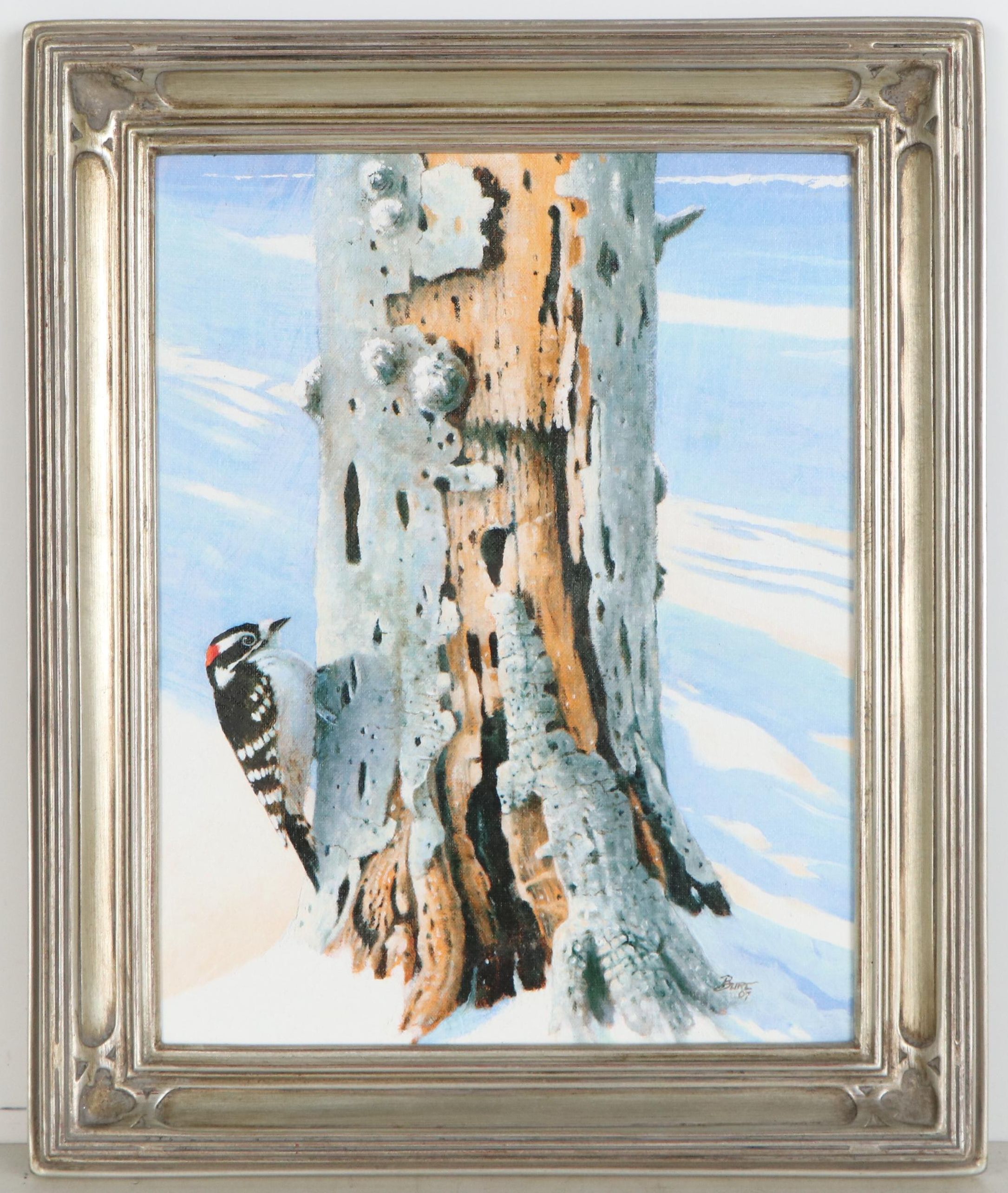 DeVere Burt Giclée of Woodpecker, 2007