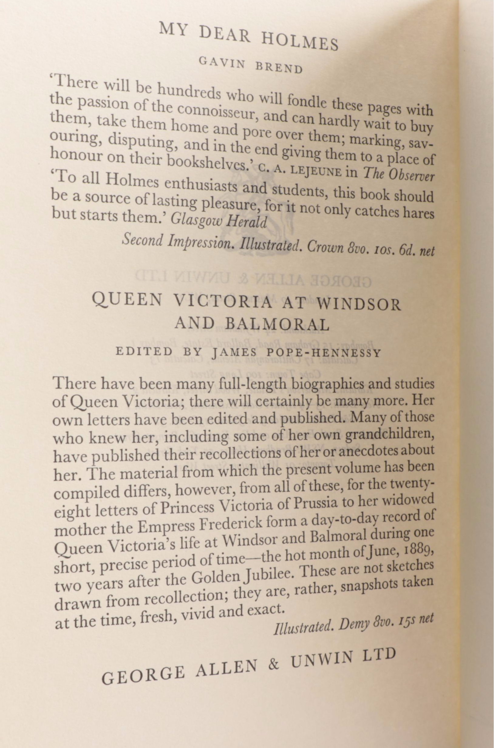 First Editions "Baker Street By-Ways" and "Seventeen Steps to 221b"