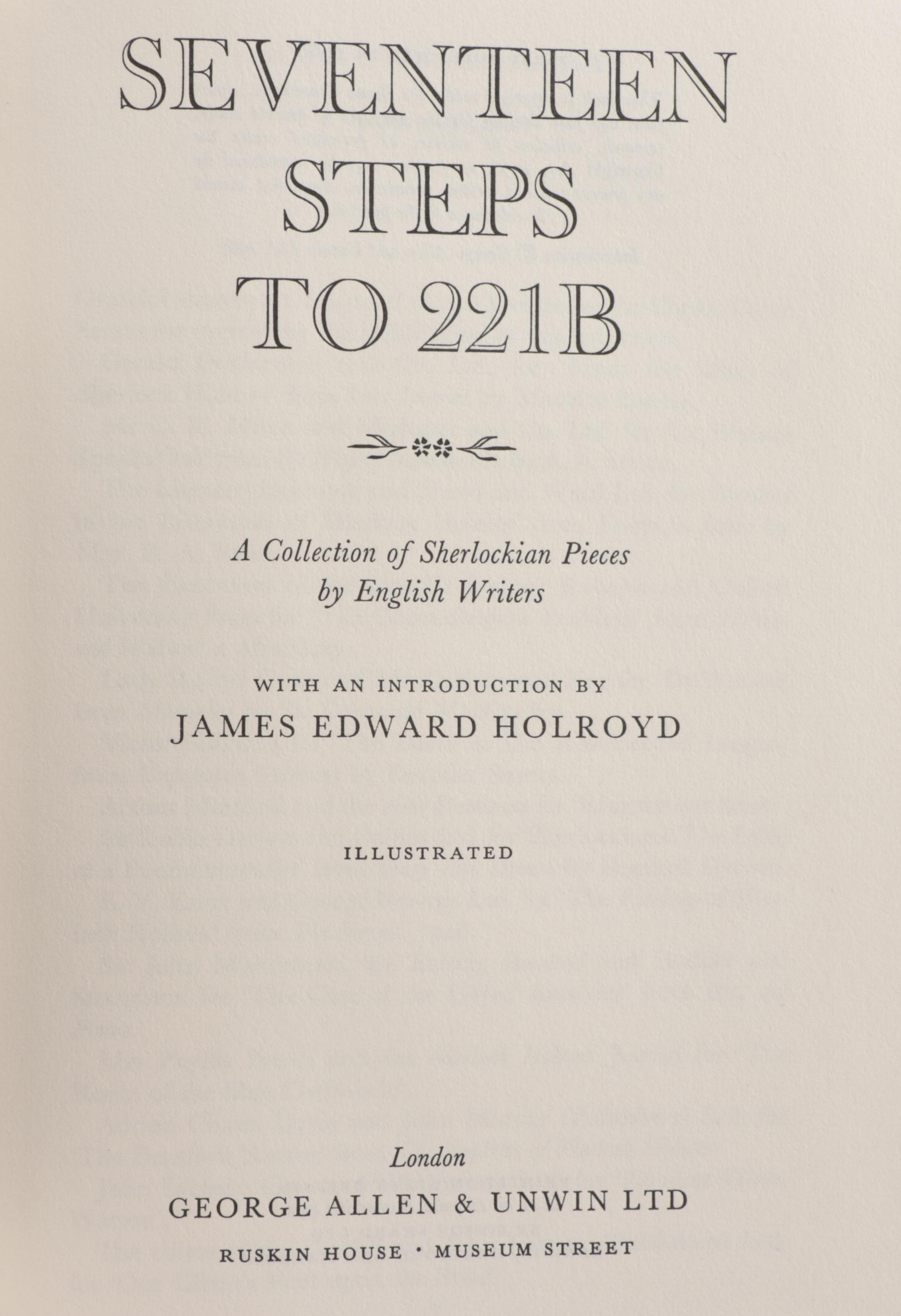 First Editions "Baker Street By-Ways" and "Seventeen Steps to 221b"