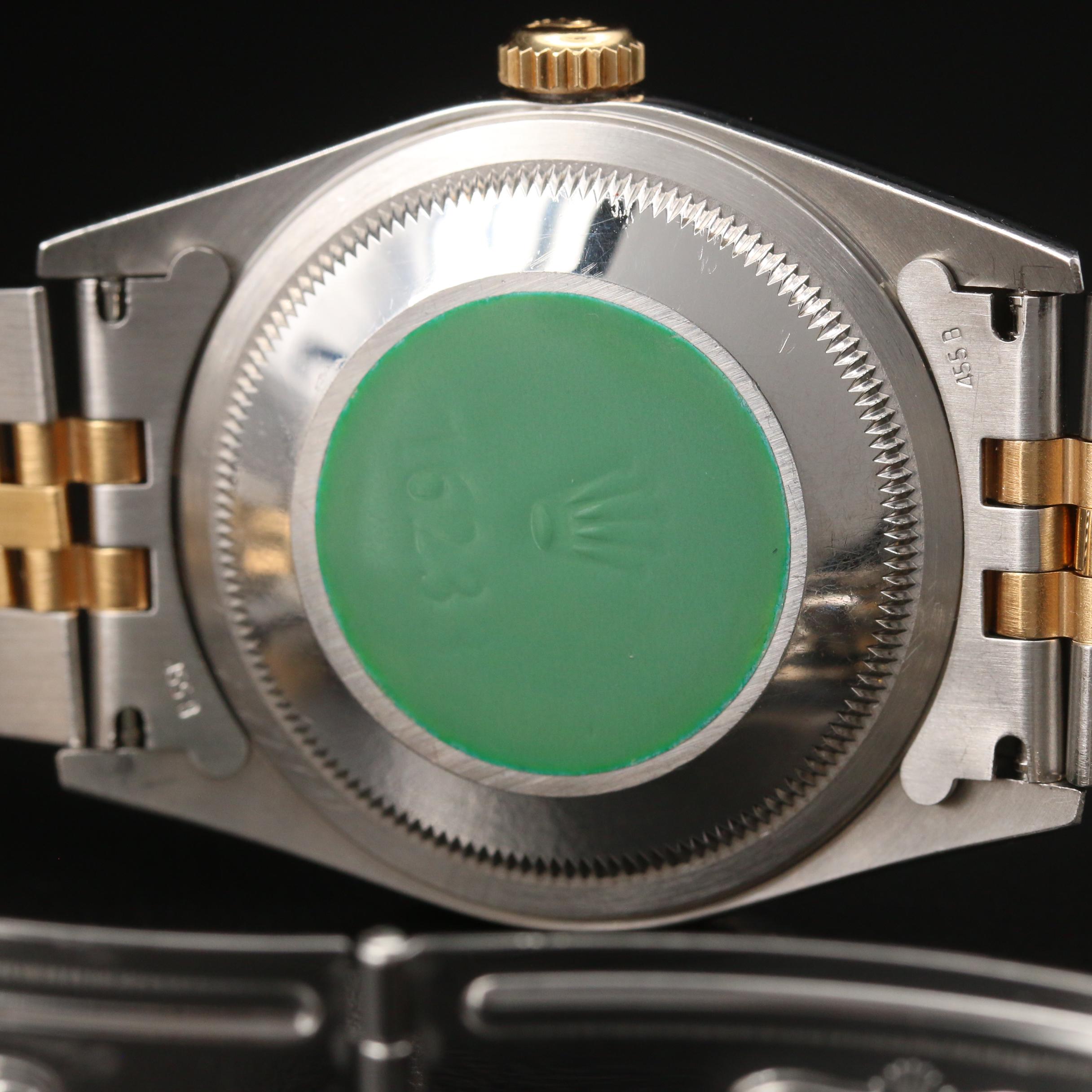 1997 Rolex Datejust 18K Gold and Stainless Steel Automatic Watch