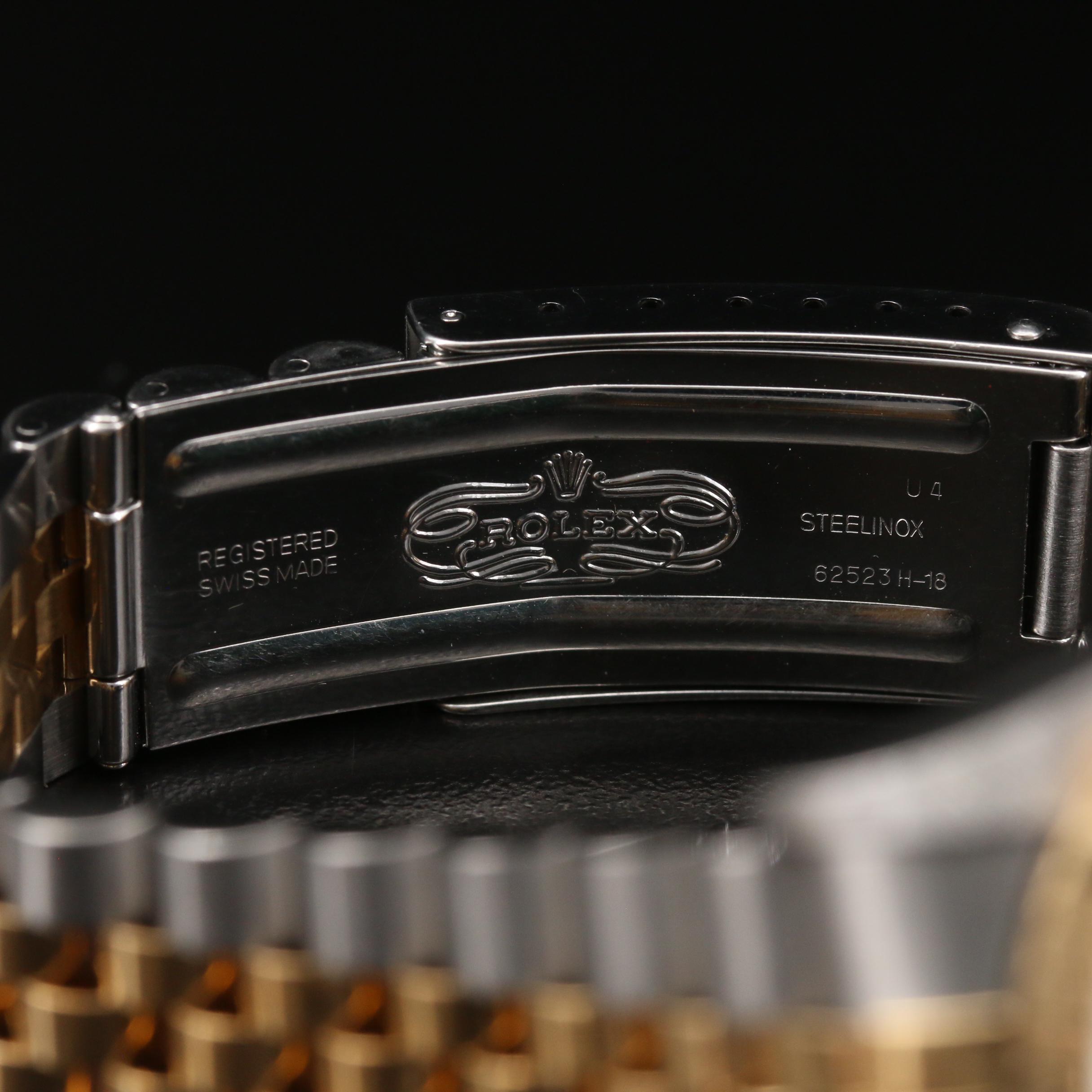 1997 Rolex Datejust 18K Gold and Stainless Steel Automatic Watch