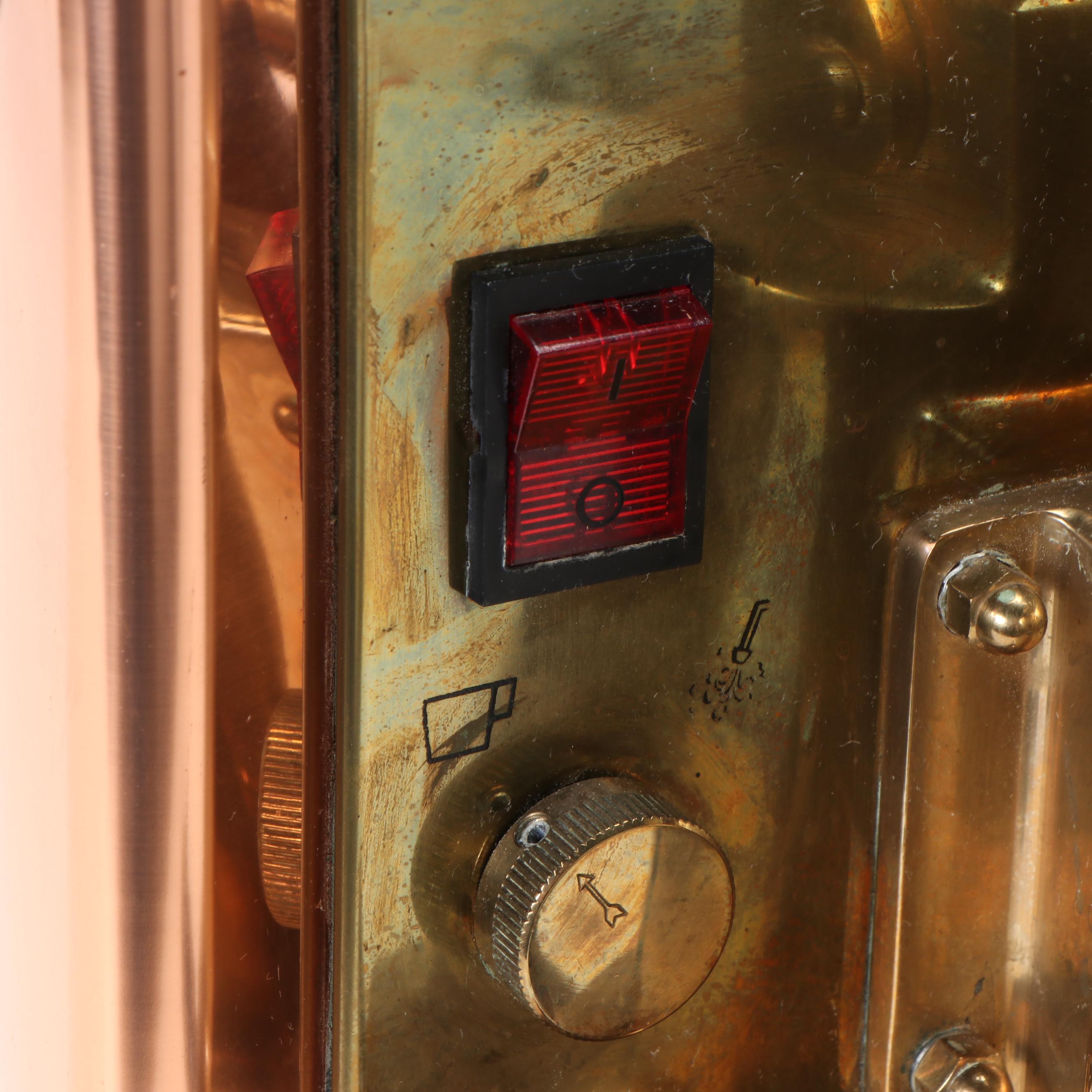 Enrico of Italy Coffee Imports International Copper Espresso Machine