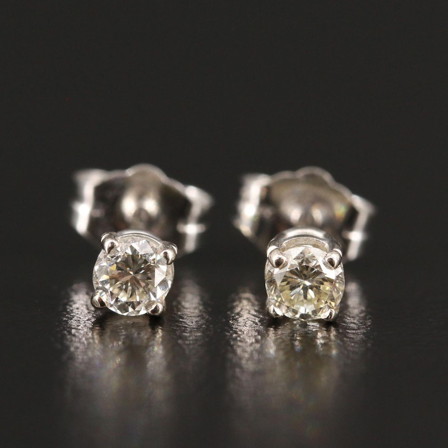 14K 0.28 CTW Diamond Stud Earrings