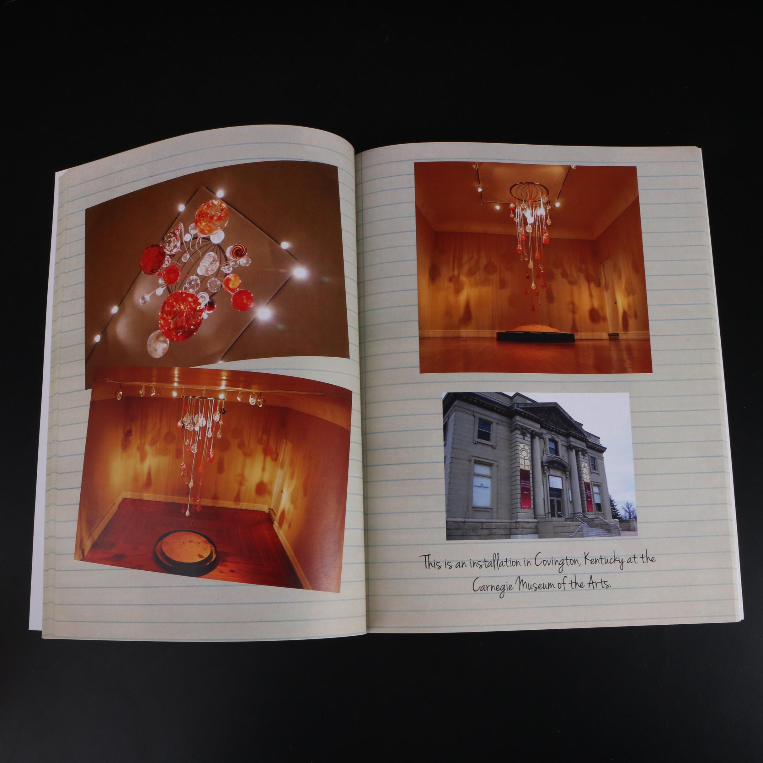 Darren Goodman Hand-Blown Reticello Glass Vase with Flowers, 2020