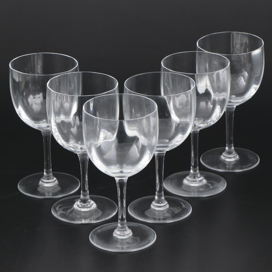 Baccarat "Montaigne Optic" Crystal Water Goblets