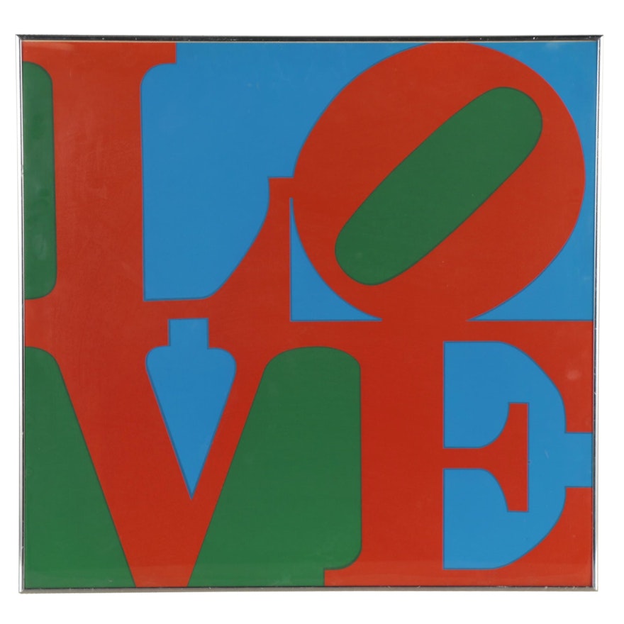 Serigraph after Robert Indiana "Philadelphia Love," Late 20th Century