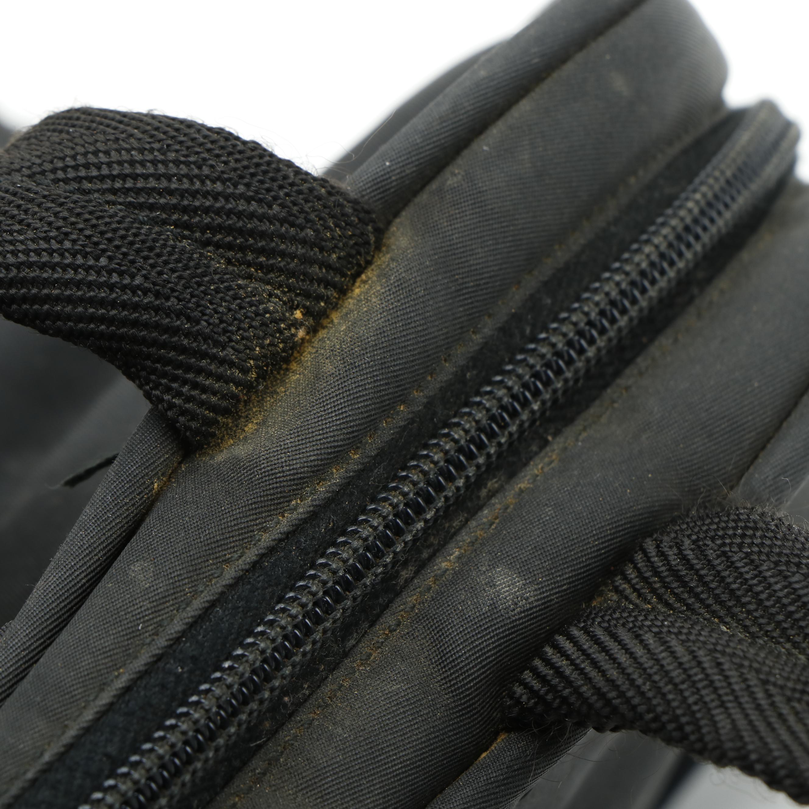 Prada Top Handle Bag in Black Tessuto Nylon with Grosgrain Handles