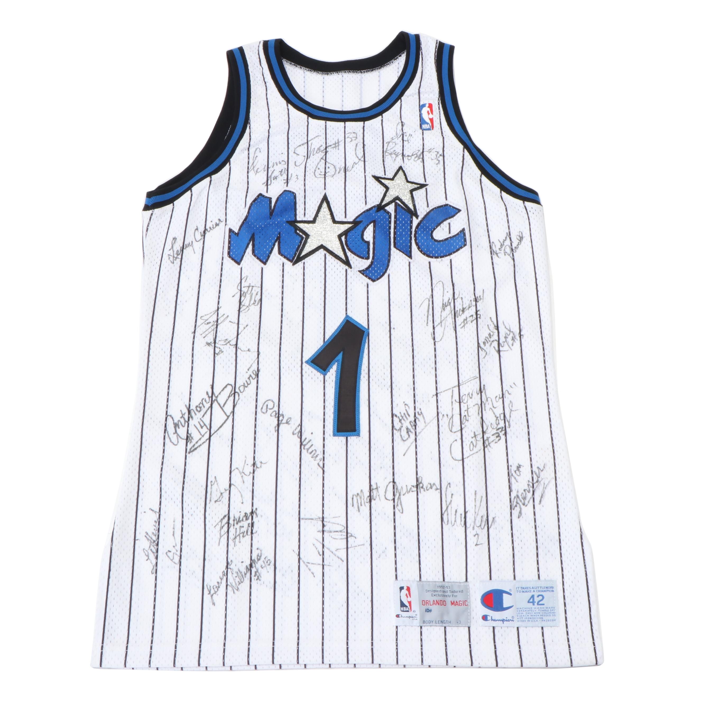 Orlando Magic "DeVos 1" Friends and Players Signed Jersey, Includes Shaquille
